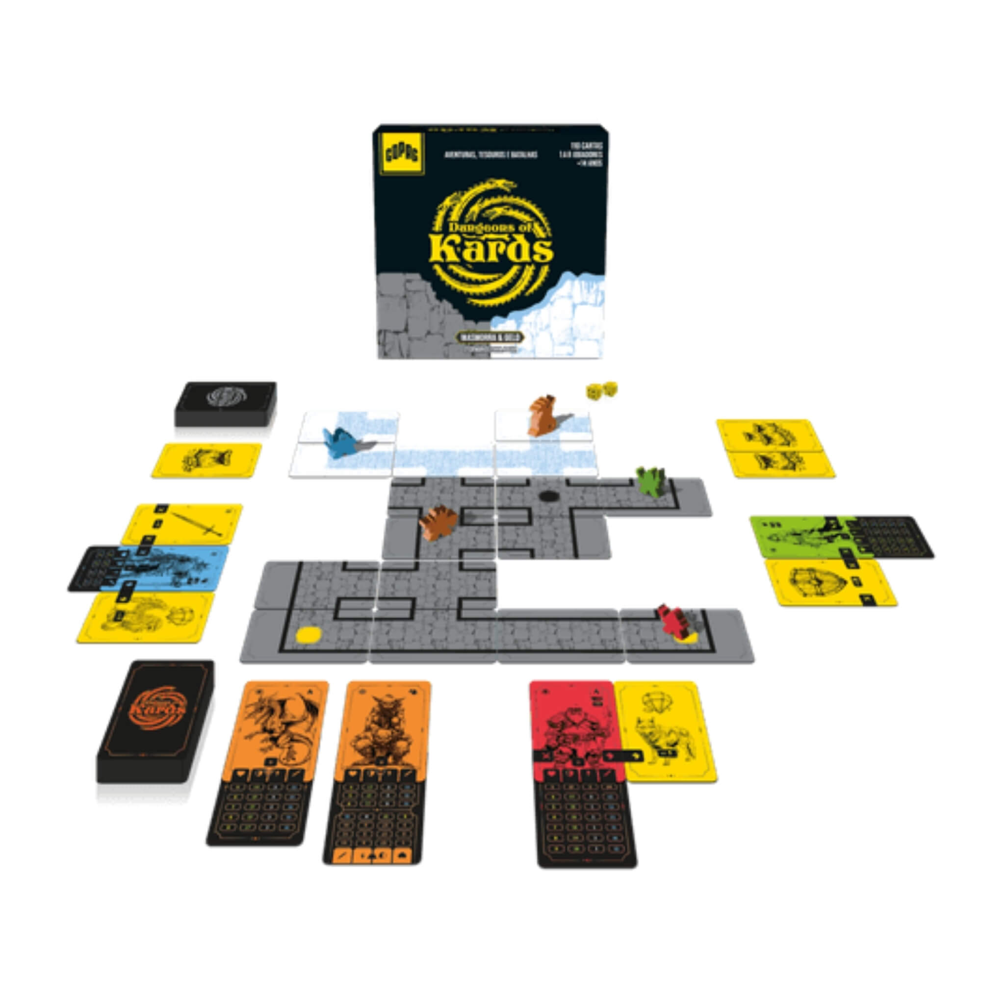 Jogo de Cartas Dungeons of Kards Masmorra e Gelo Copag - 34964