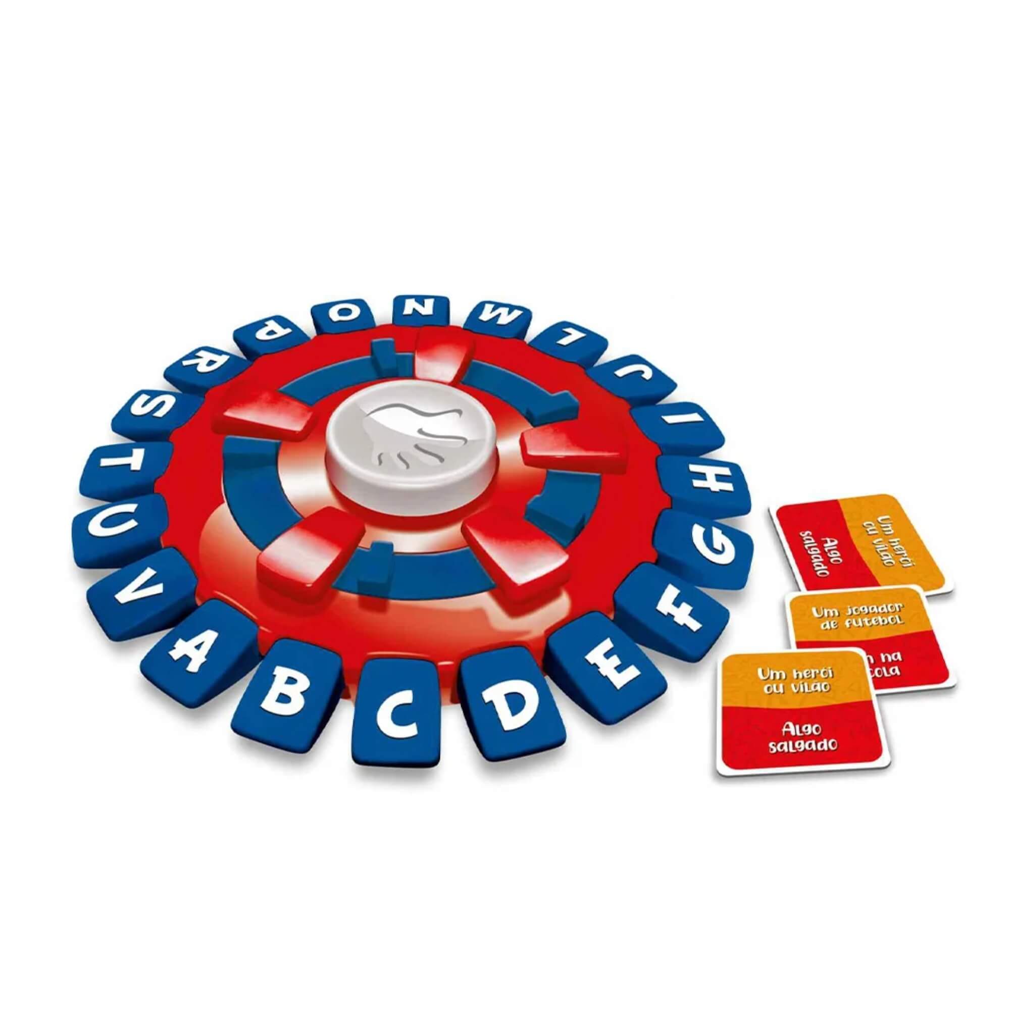 Jogo Tecla Letras com 36 cartas com 72 temas Braskit - 1206