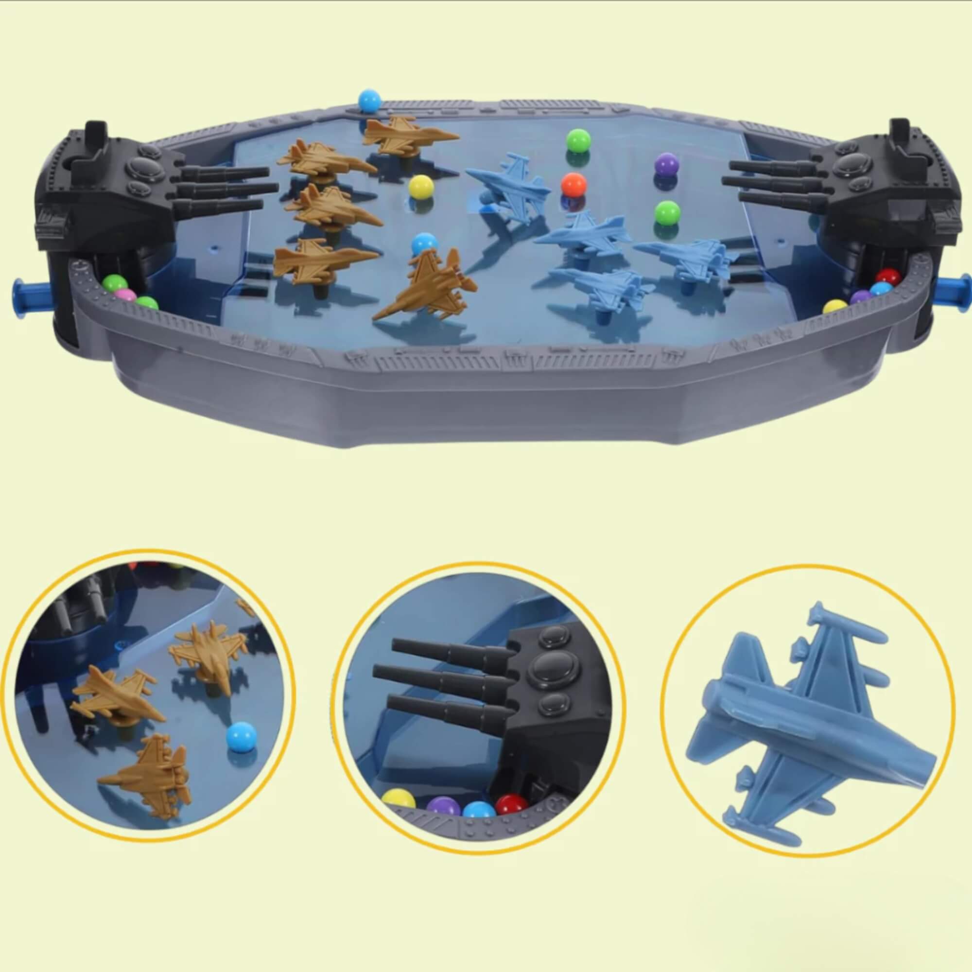 Jogo Aero Combate Aviões Coloridos – Brinquedo Infantil Educativo 4+ Anos Braskit 2303