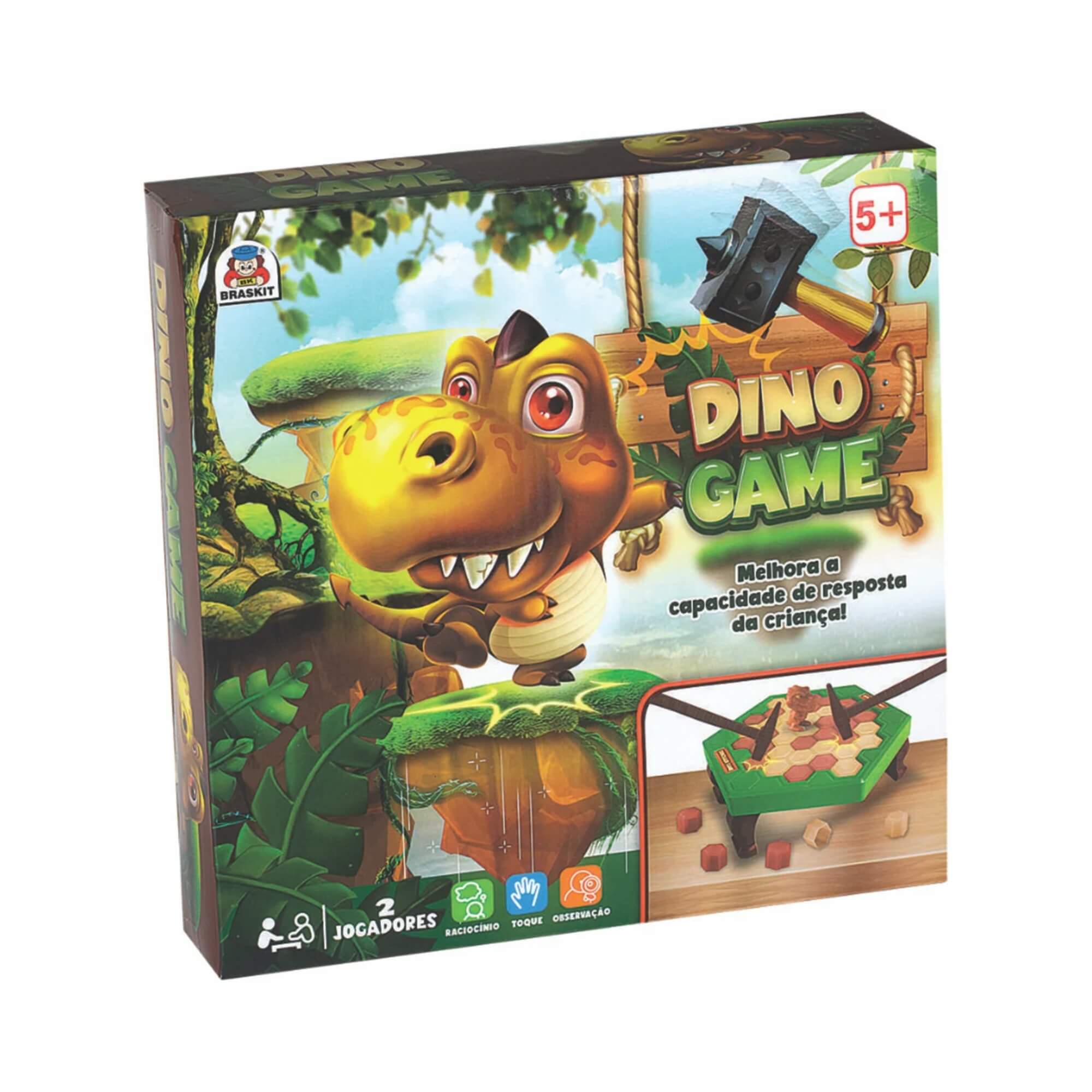 Jogo Infantil Dino Game Braskit - 1005