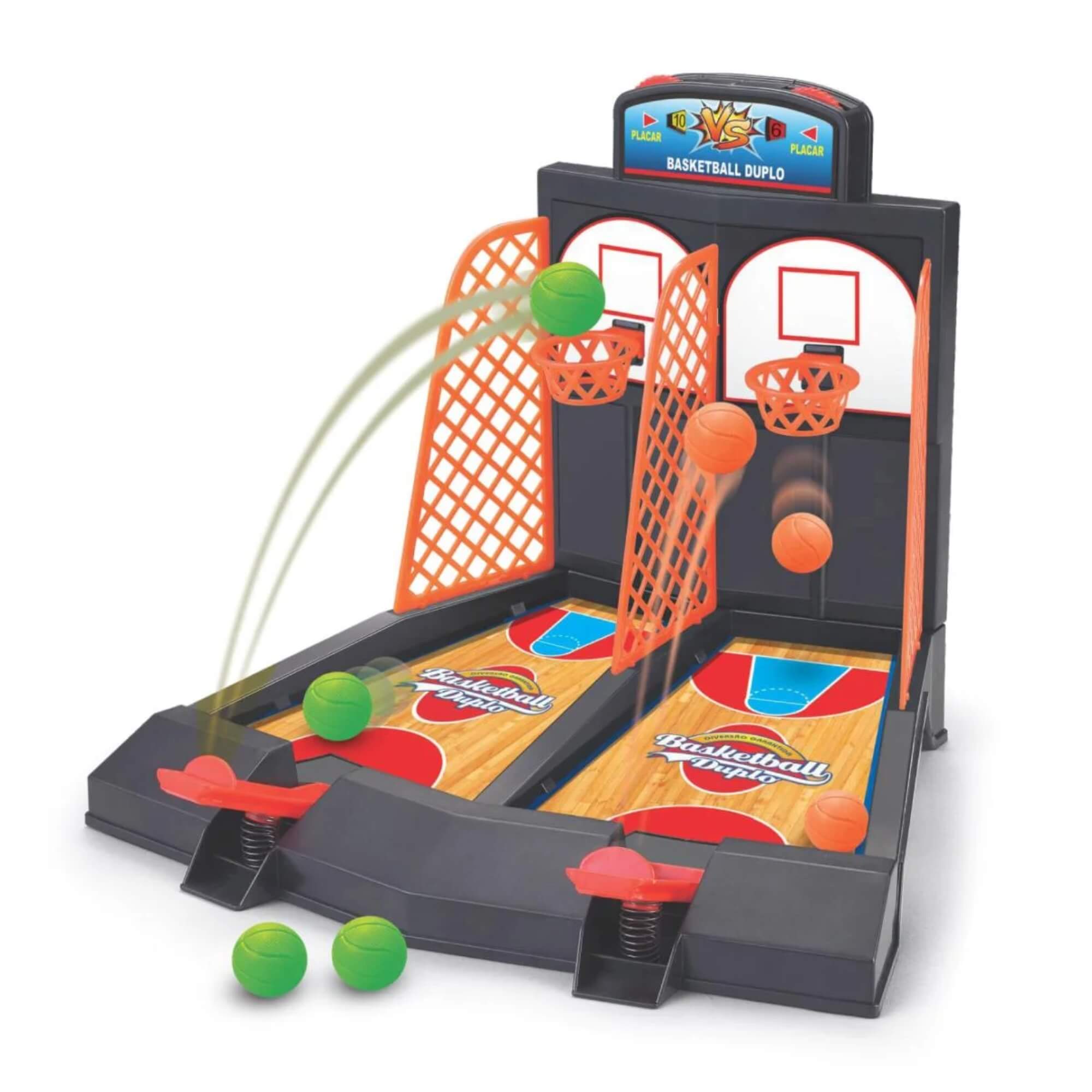 Jogo Infantil Basketball Duplo com Placar de Pontos Braskit - 0702