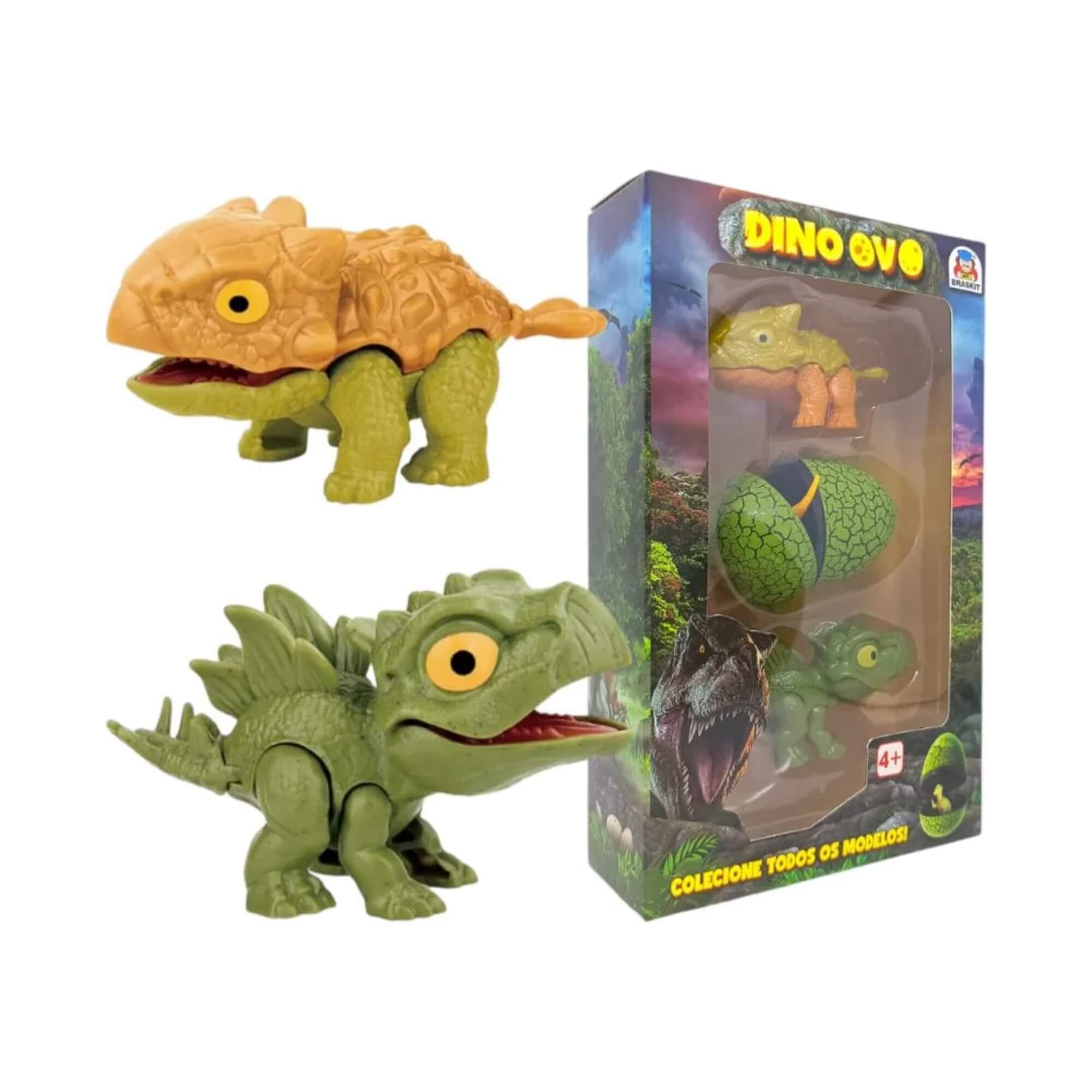 Brinquedo Infantil Dino Ovo Sortido e Unitário Braskit - 0803