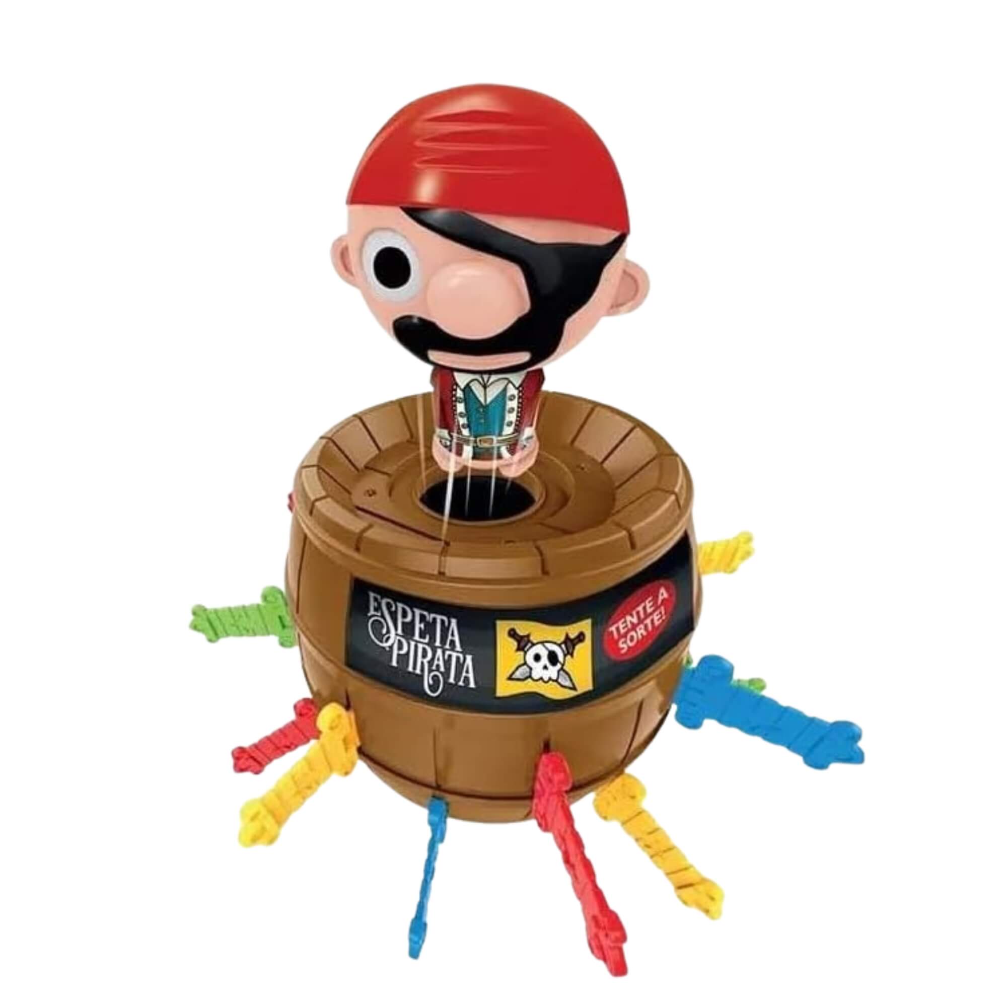 Jogo Infantil Espeta Pirata +4 Anos Braskit - 1006