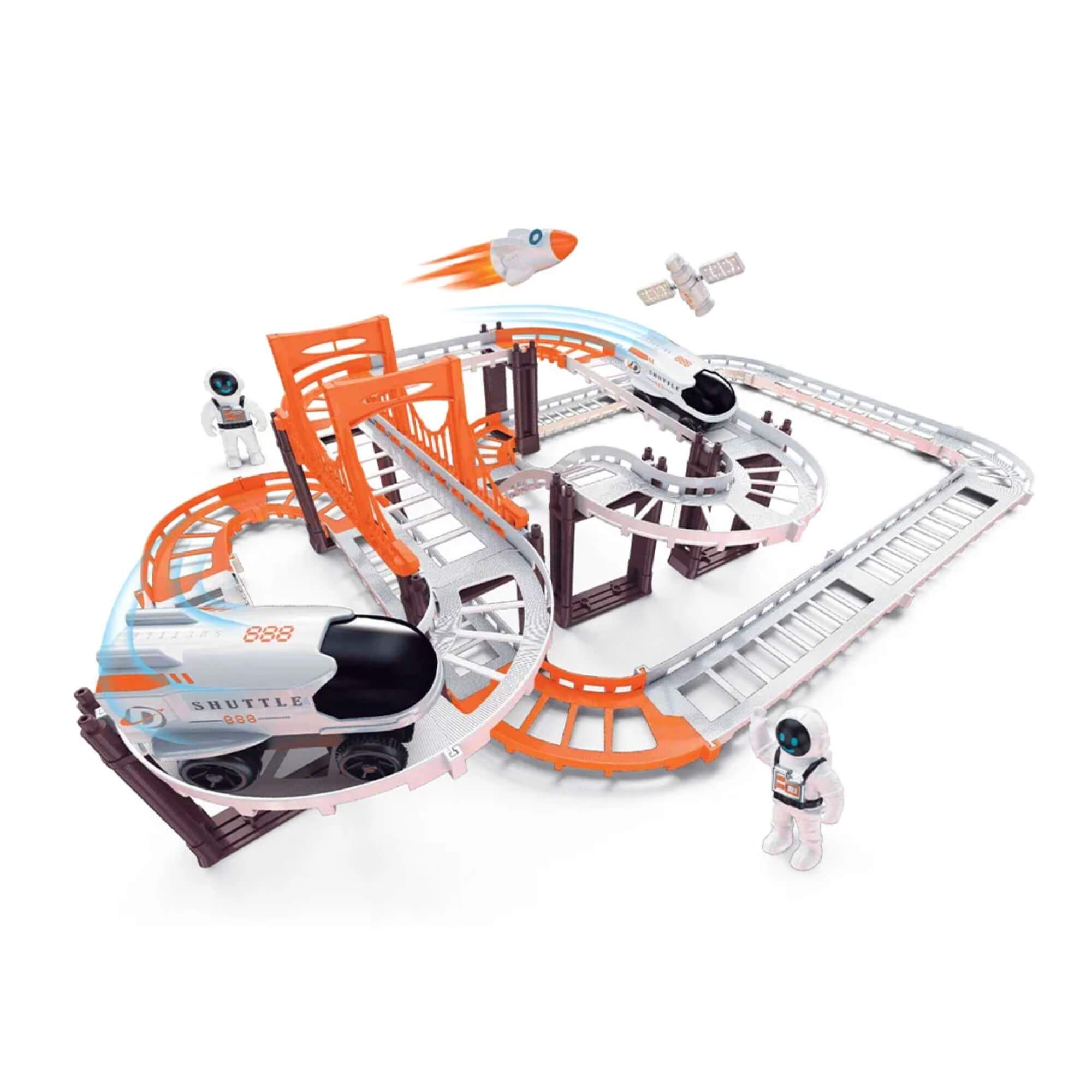 Brinquedo Infantil Pista Estação Espacial c/ Carrinho Braskit - 0409