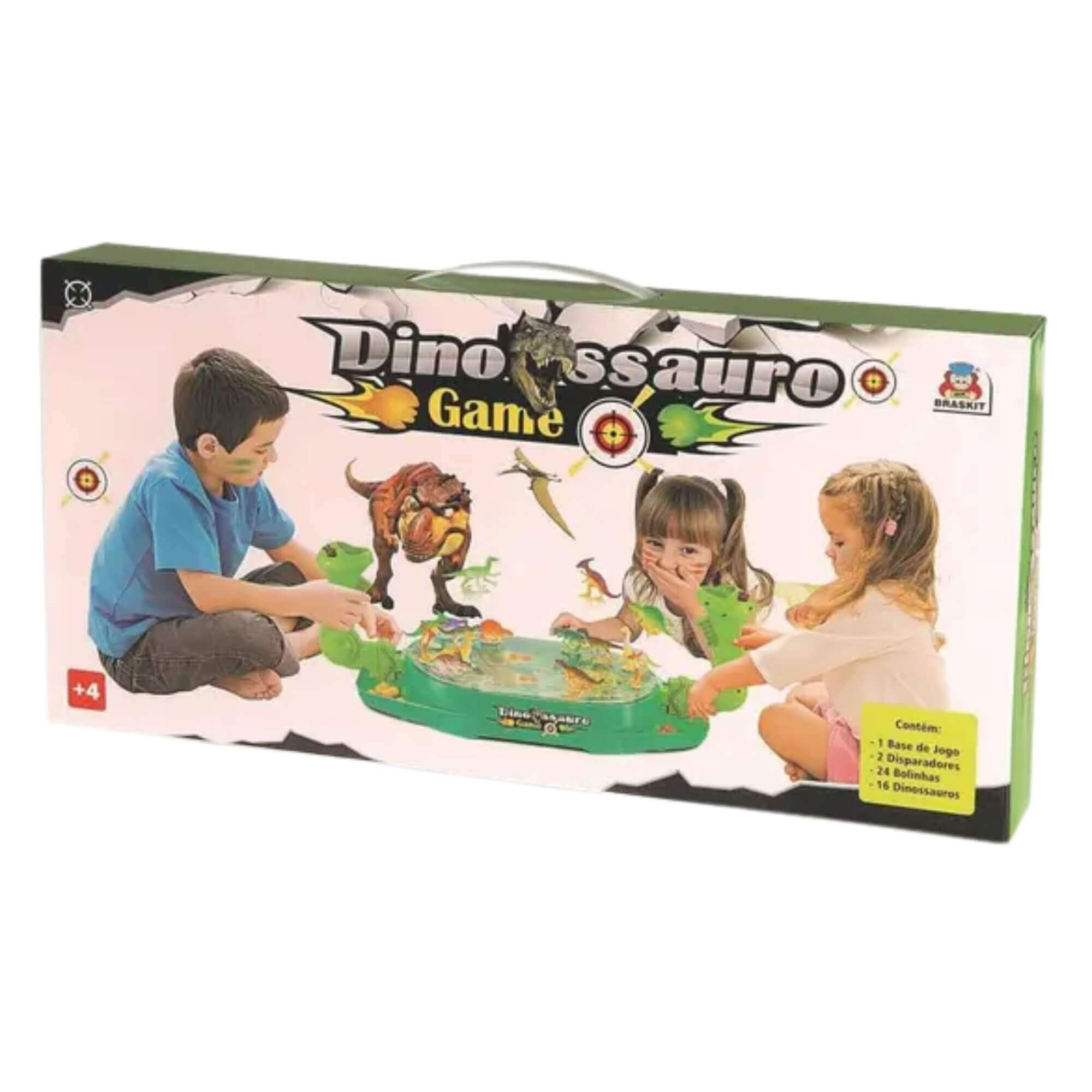 Jogo Infantil Dinossauro Game 2 Jogadores Braskit - 1003