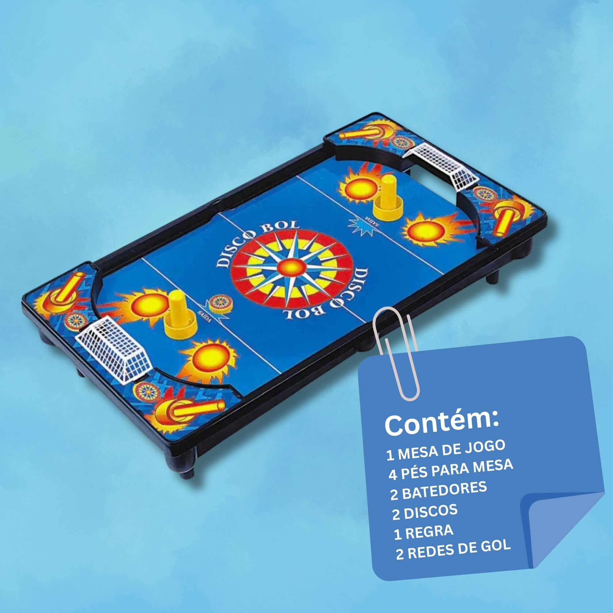 Brinquedo Infantil Disco Bol com Batedores e Discos Braskit - 390A