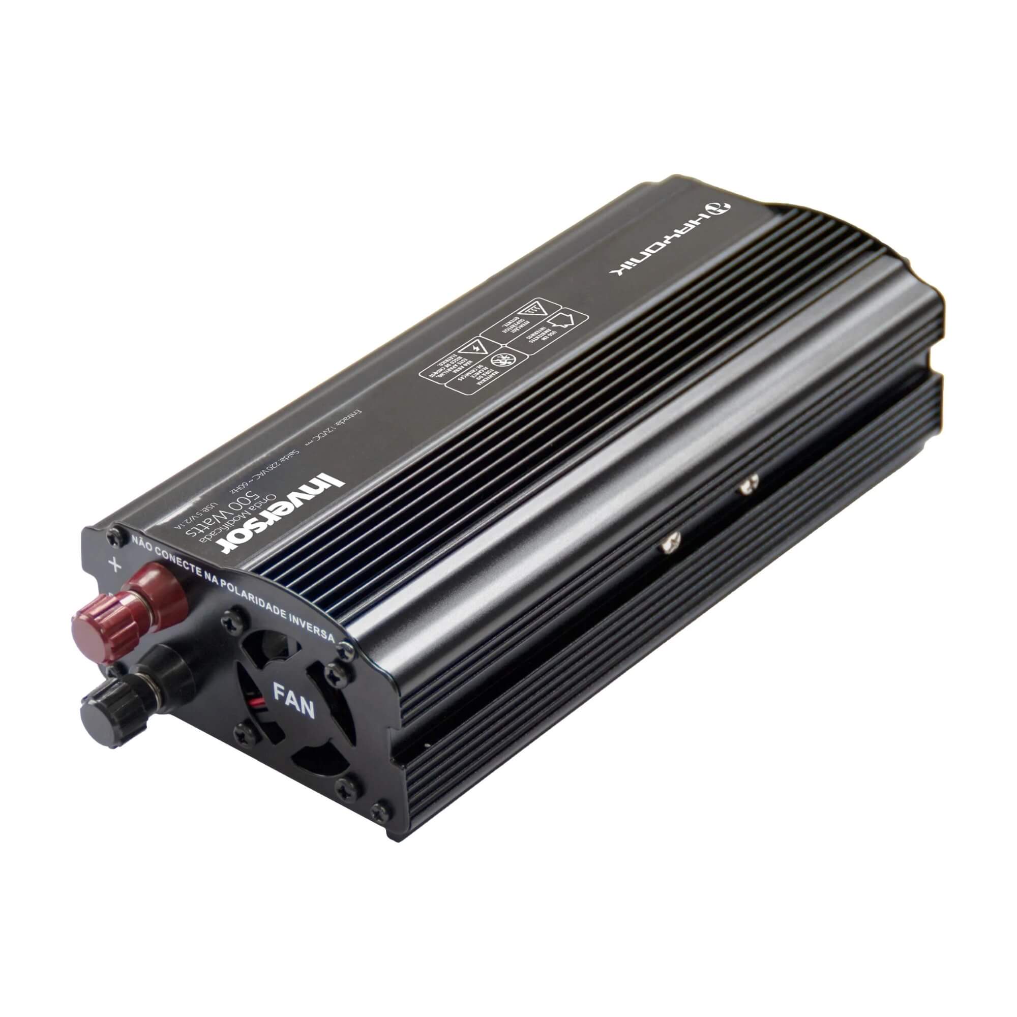 Inversor Automotivo MSW1205 Onda Modificada 500W 12V/220V Hayonik - 0000084828