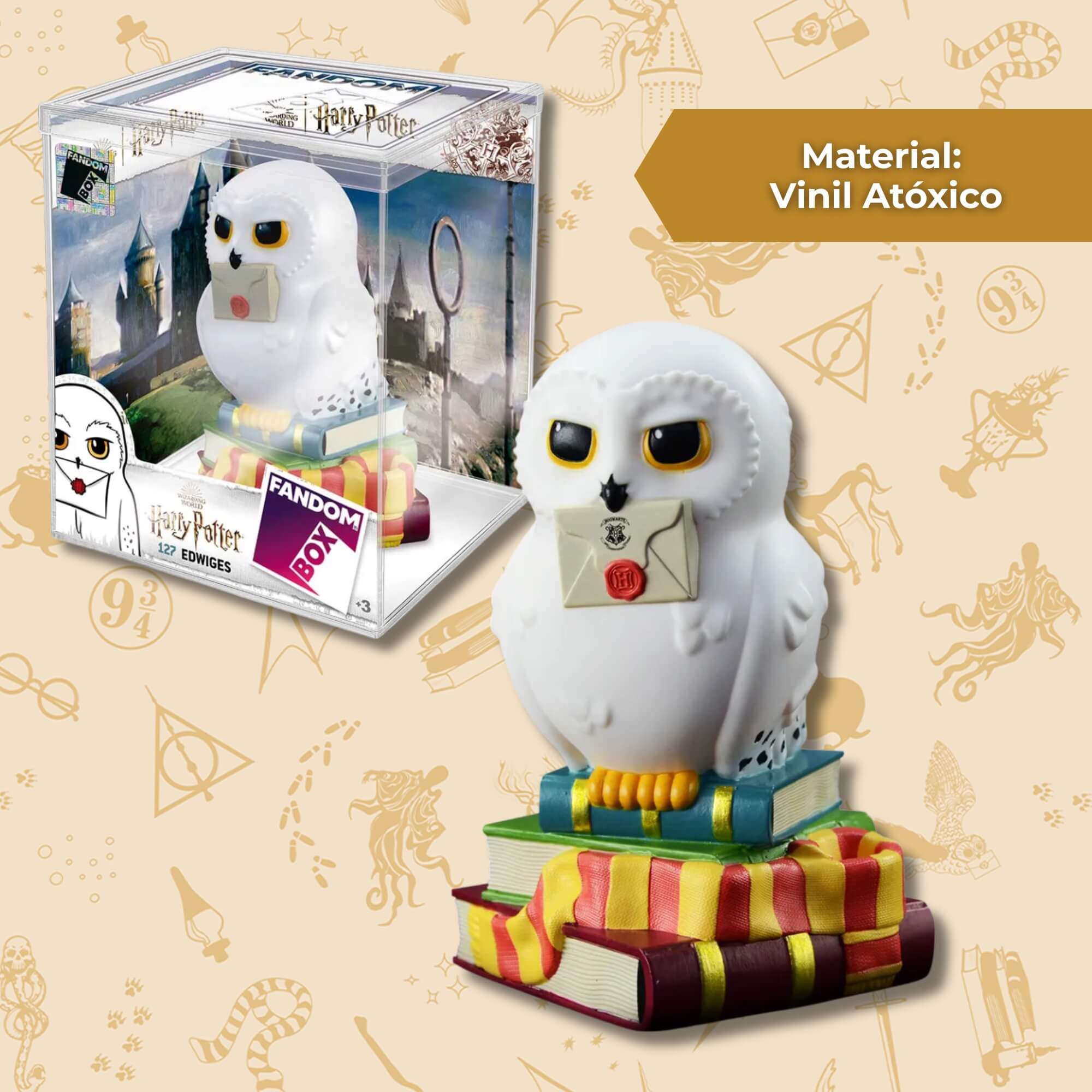 Fandom Box Harry Potter - Edwiges - Boneco Colecionável Material Vinil Atóxico Lider - 3559