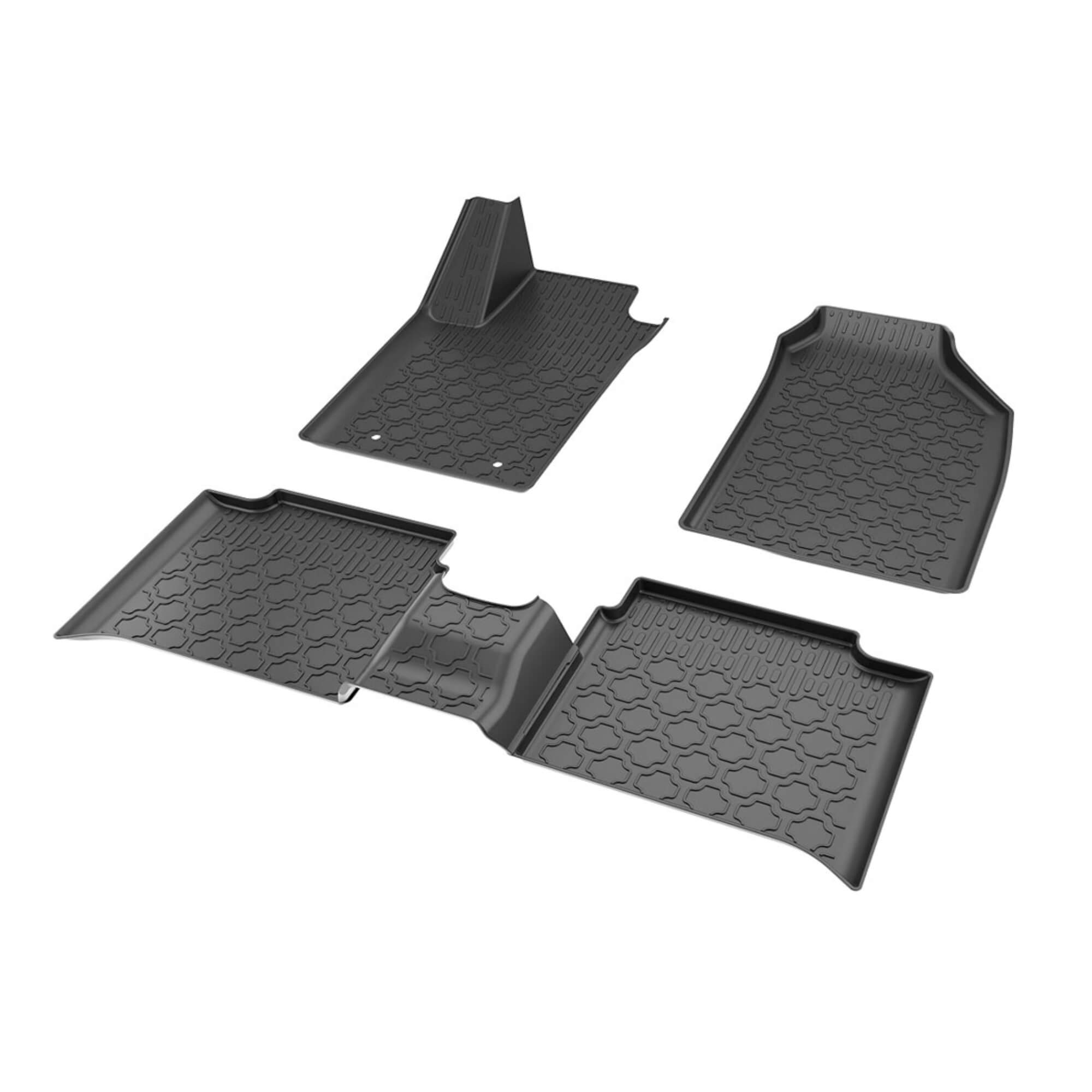 Tapete Tipo Bandeja 4P Preto Modelo Pulse 2021 em diante c/ 5 Peças Grid - TB01003