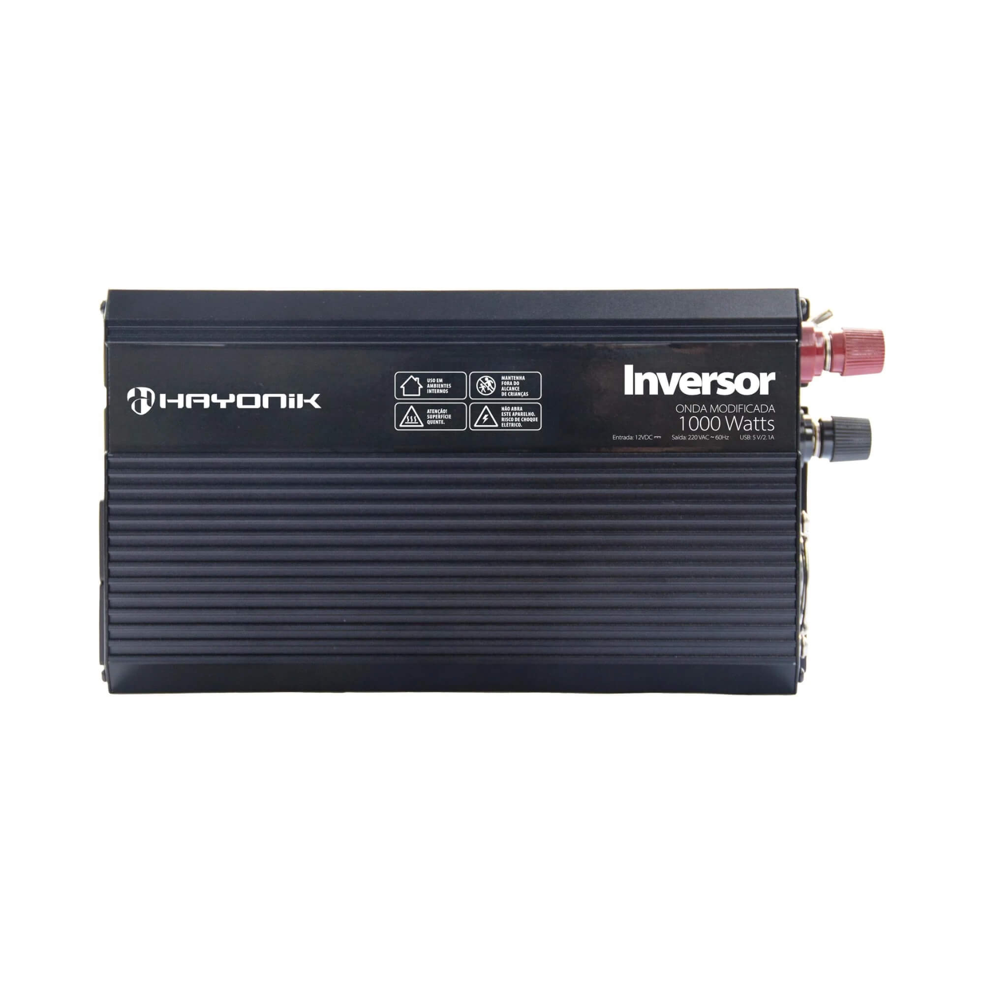 Inversor Automotivo MSW Onda Modificada 1000W 12V/220V Hayonik - 84820