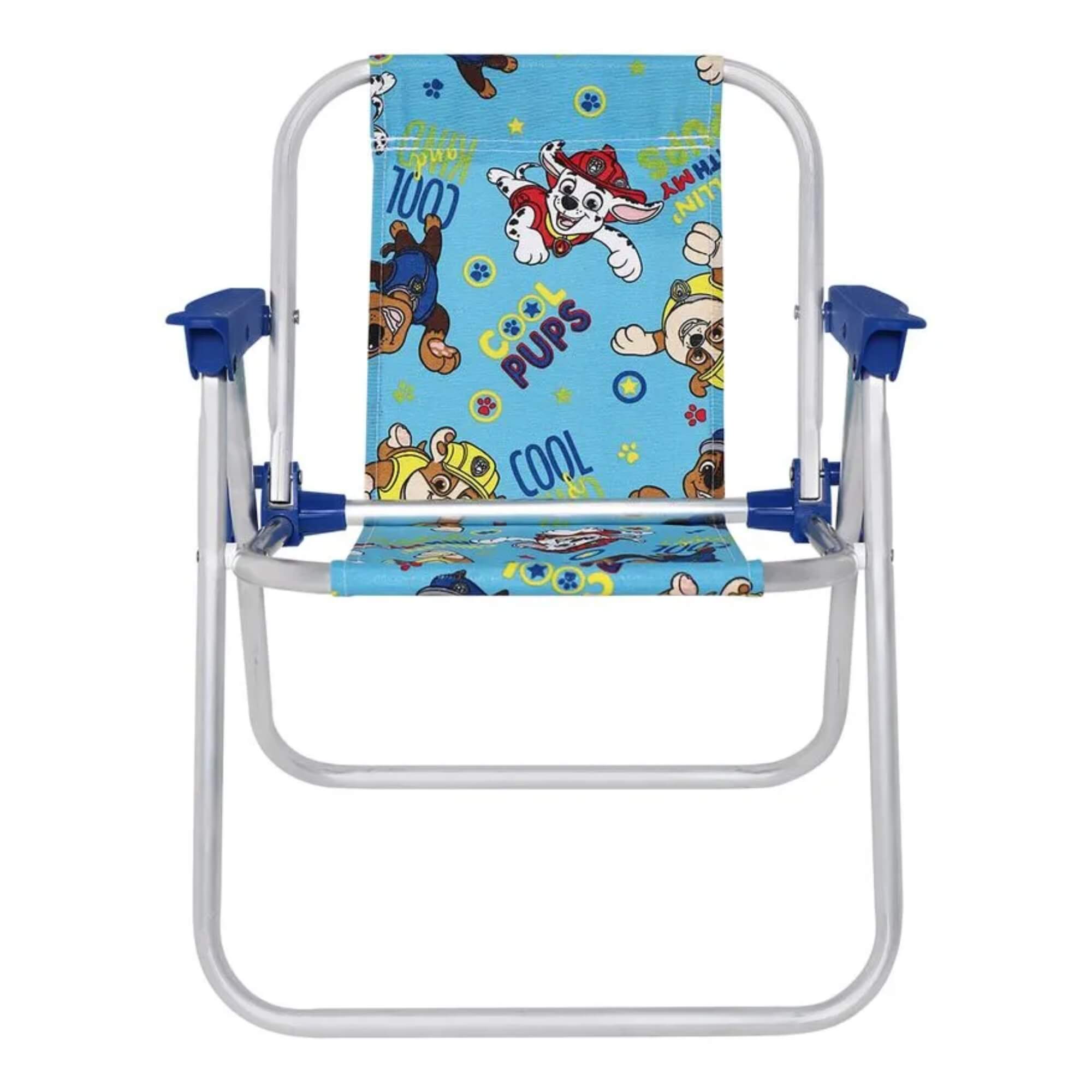 Cadeira Infantil Alumínio Patrulha Canina Azul (P55) Bel - 023602