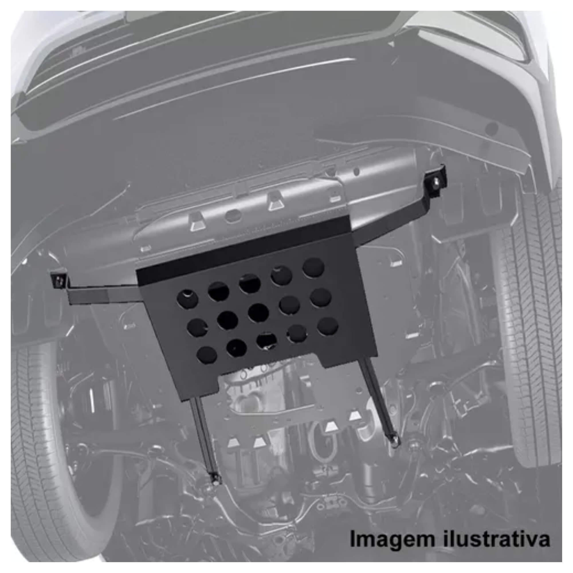 Protetor de Cárter C3 Aircross (Shine/Feelpack/Feel) 2024/2025 e Basalt 2025 Atos - AT-5516S