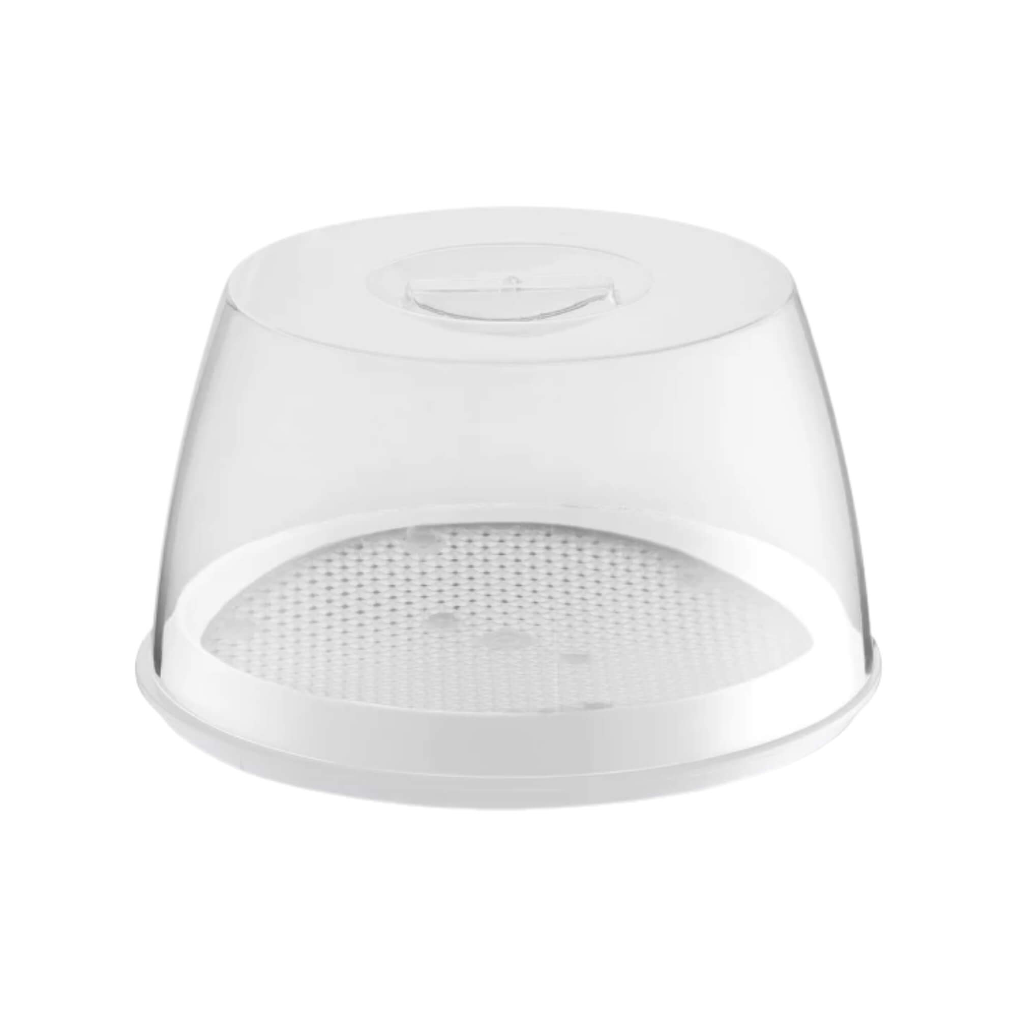 Queijeira Premium Branca de Plástico UZ Utilidades - UZ189-BR