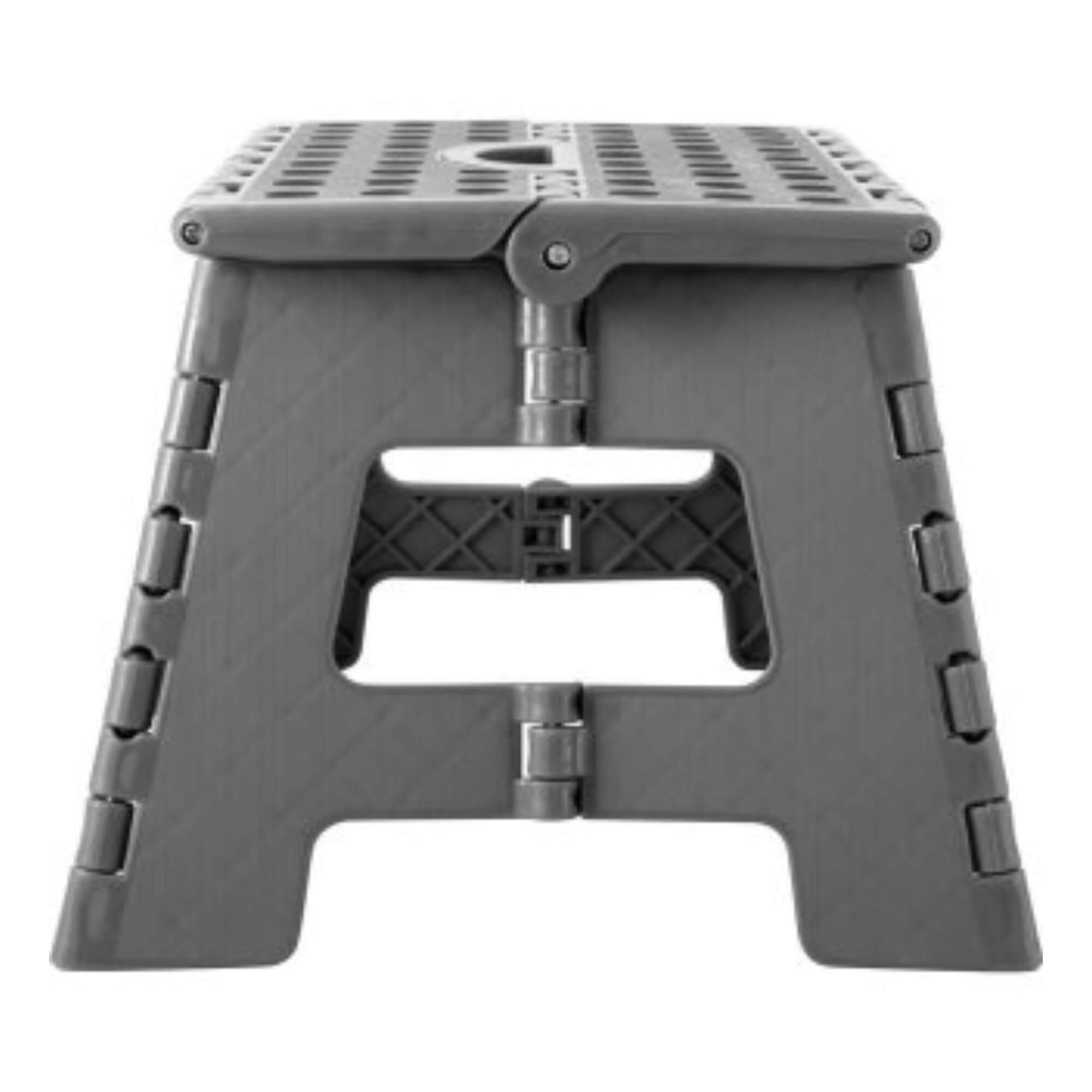 Banqueta Plástica Dobrável Cinza Altura 220 mm Vonder - 3540022004