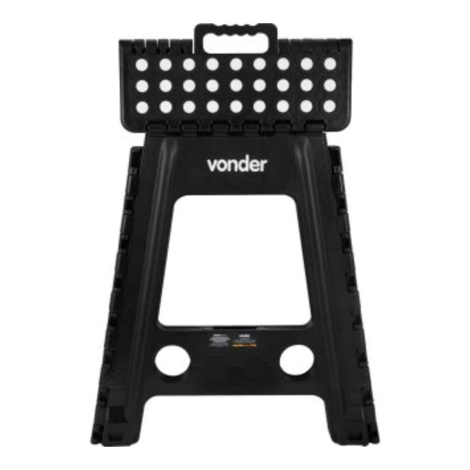 Banqueta Plástica Dobrável 450mm 150kgf Antiderrapante com Alça Vonder - 3540045002