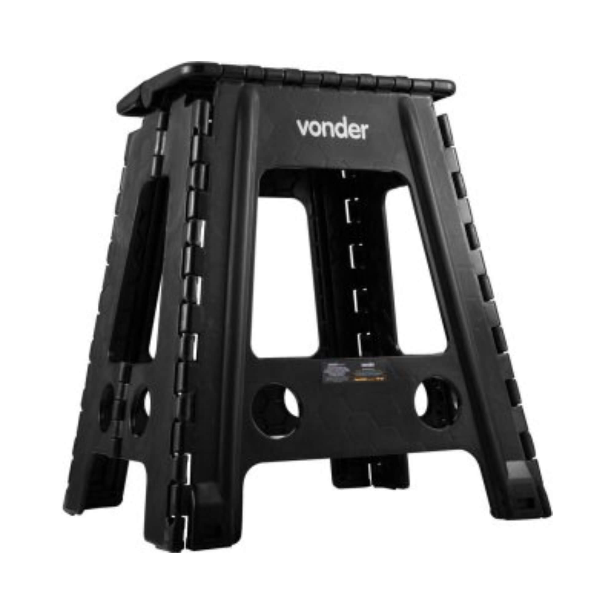 Banqueta Plástica Dobrável 450mm 150kgf Antiderrapante com Alça Vonder - 3540045002