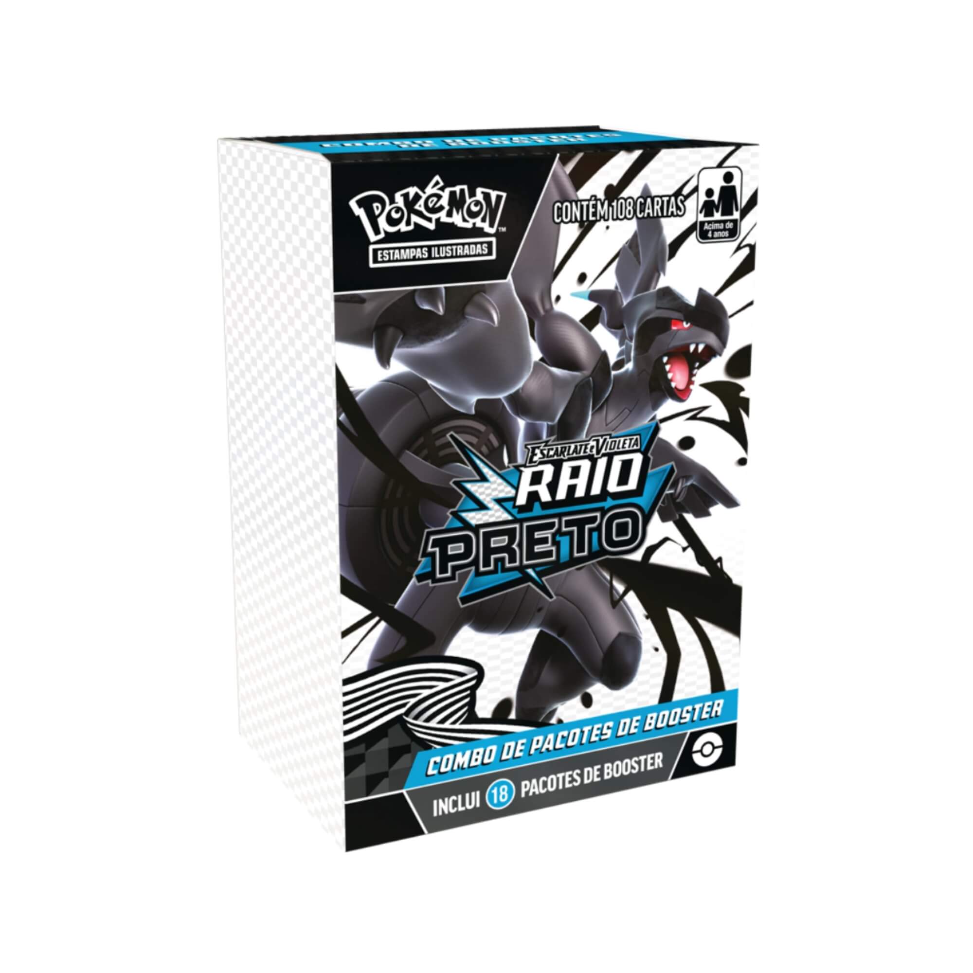 Pokemon Combo de Booster EV10.5 Raio Preto Copag - 35907