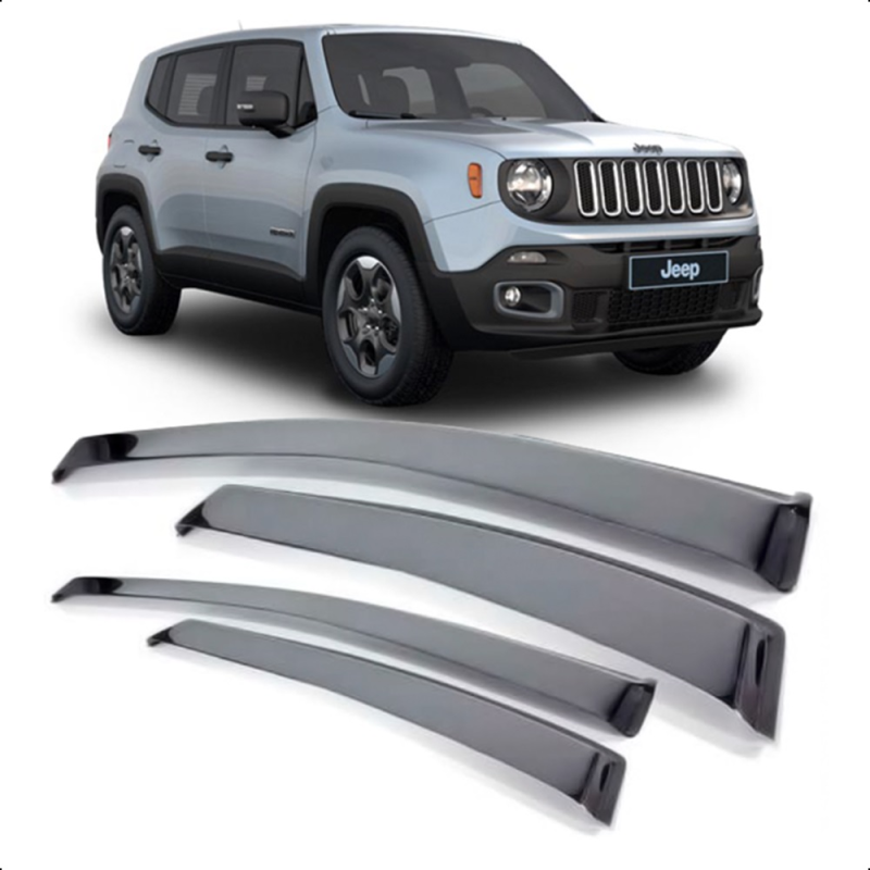 Calha De Chuva Jeep Renegade 2015 a 2018 - Tiger JP9700