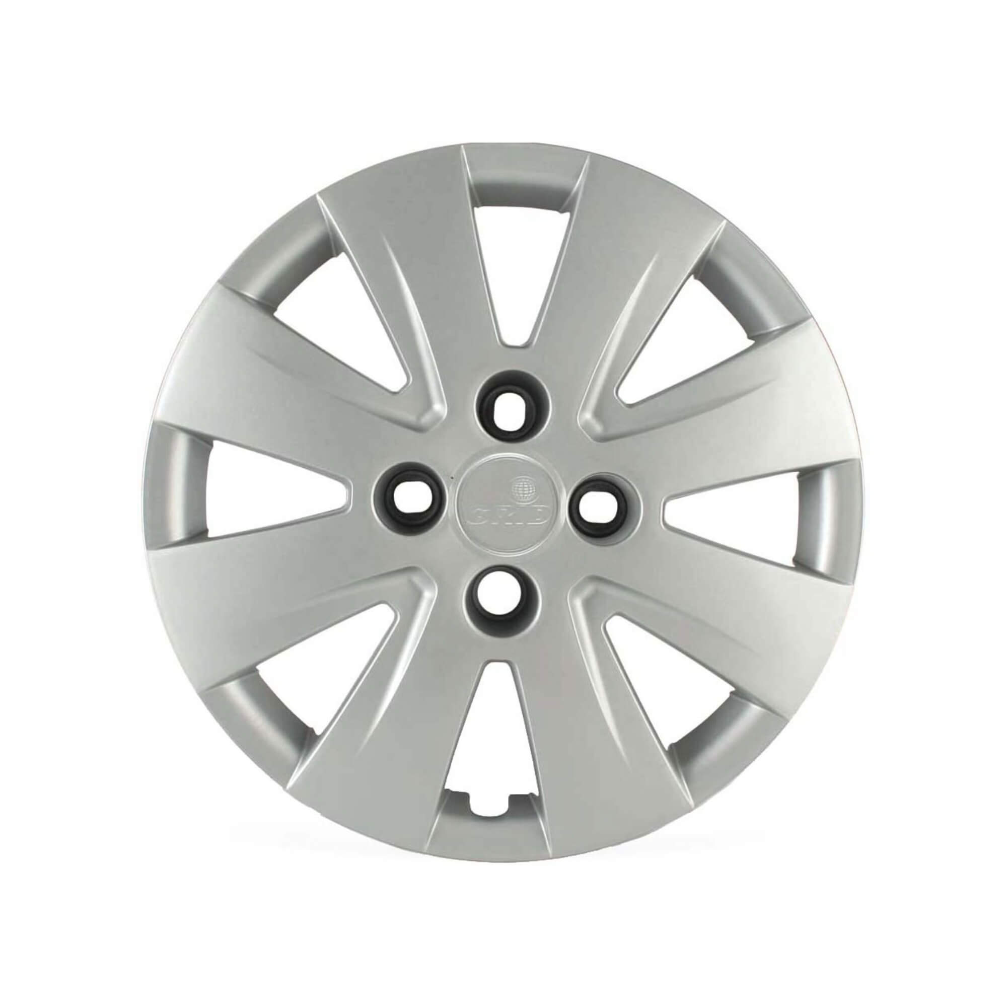 Calota Aro 14" cor Prata Modelo Gol, Voyage, Saveiro G5 09/12 Jogo c/ 4 Calotas Grid - 016CA-PTA-E