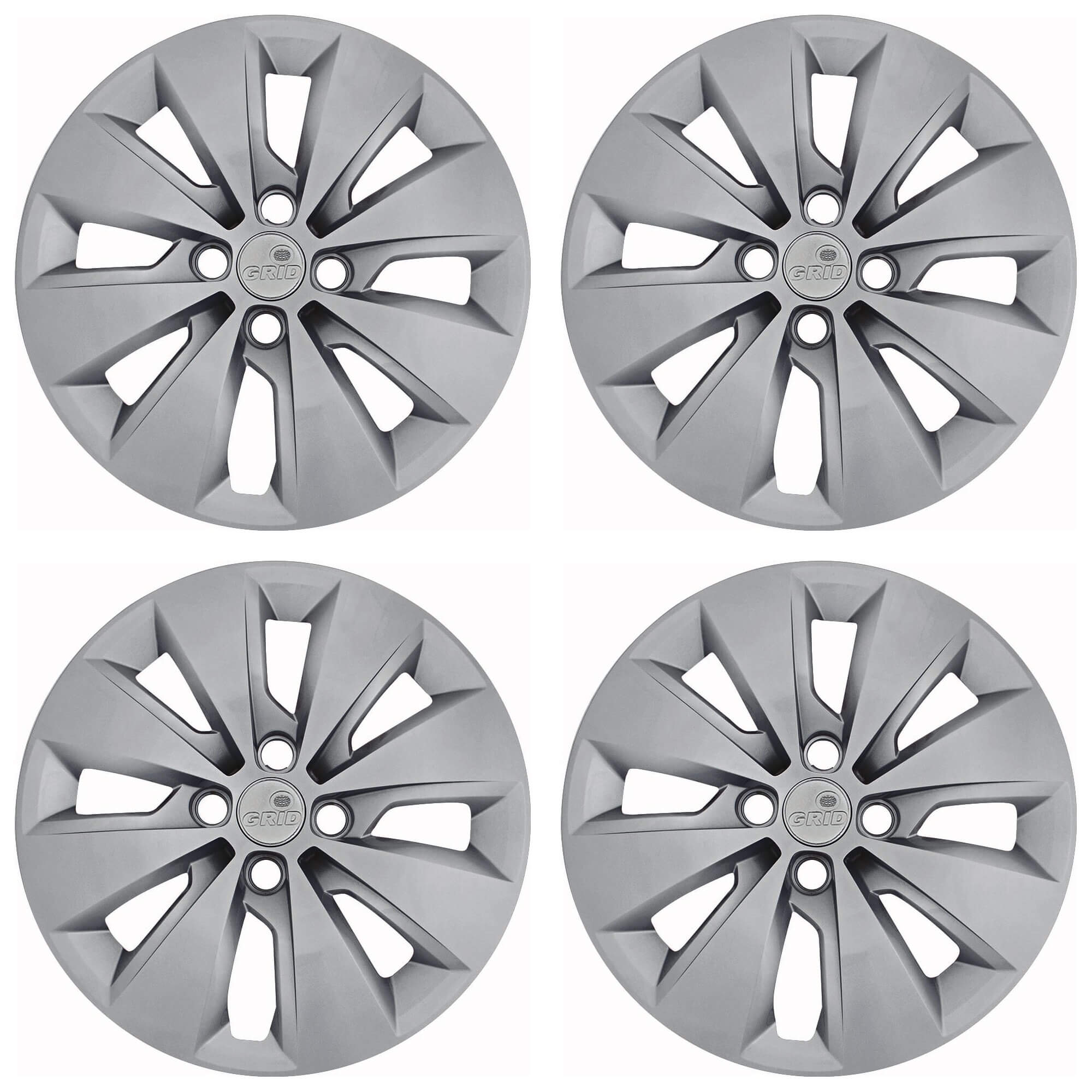 Calota Aro 15" cor Prata modelo Saveiro 17/18 Jogo c/ 4 Calotas Grid - 248CP-PTA-E