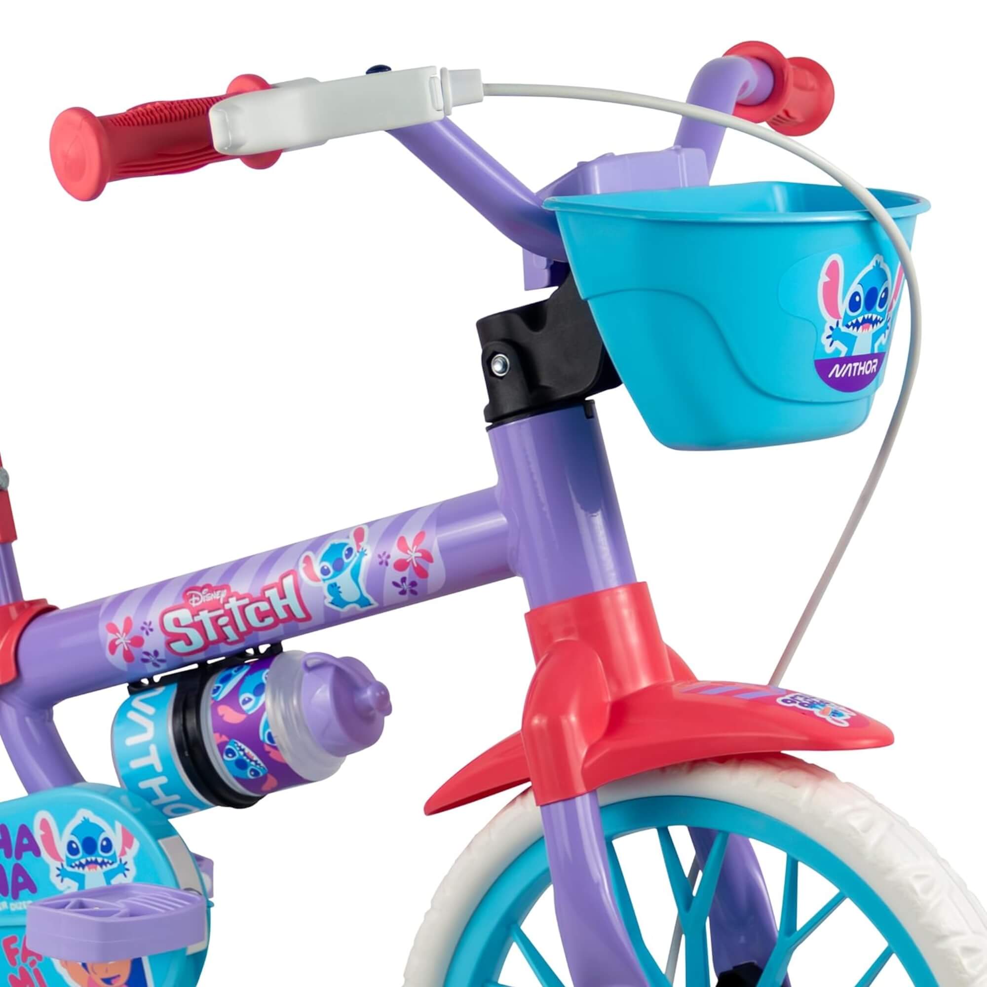 Bicicleta Infantil Aro 12" Stitch Nathor - 101260160004