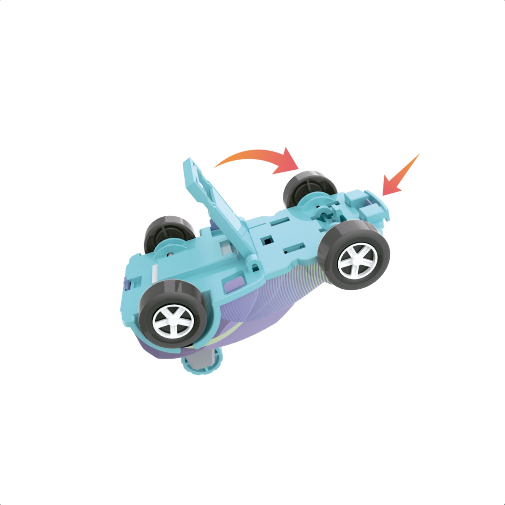 COMP Kit 3 Carrinhos Radicais 360° Movidos a Fricção Sortidos Fenix Brinquedos