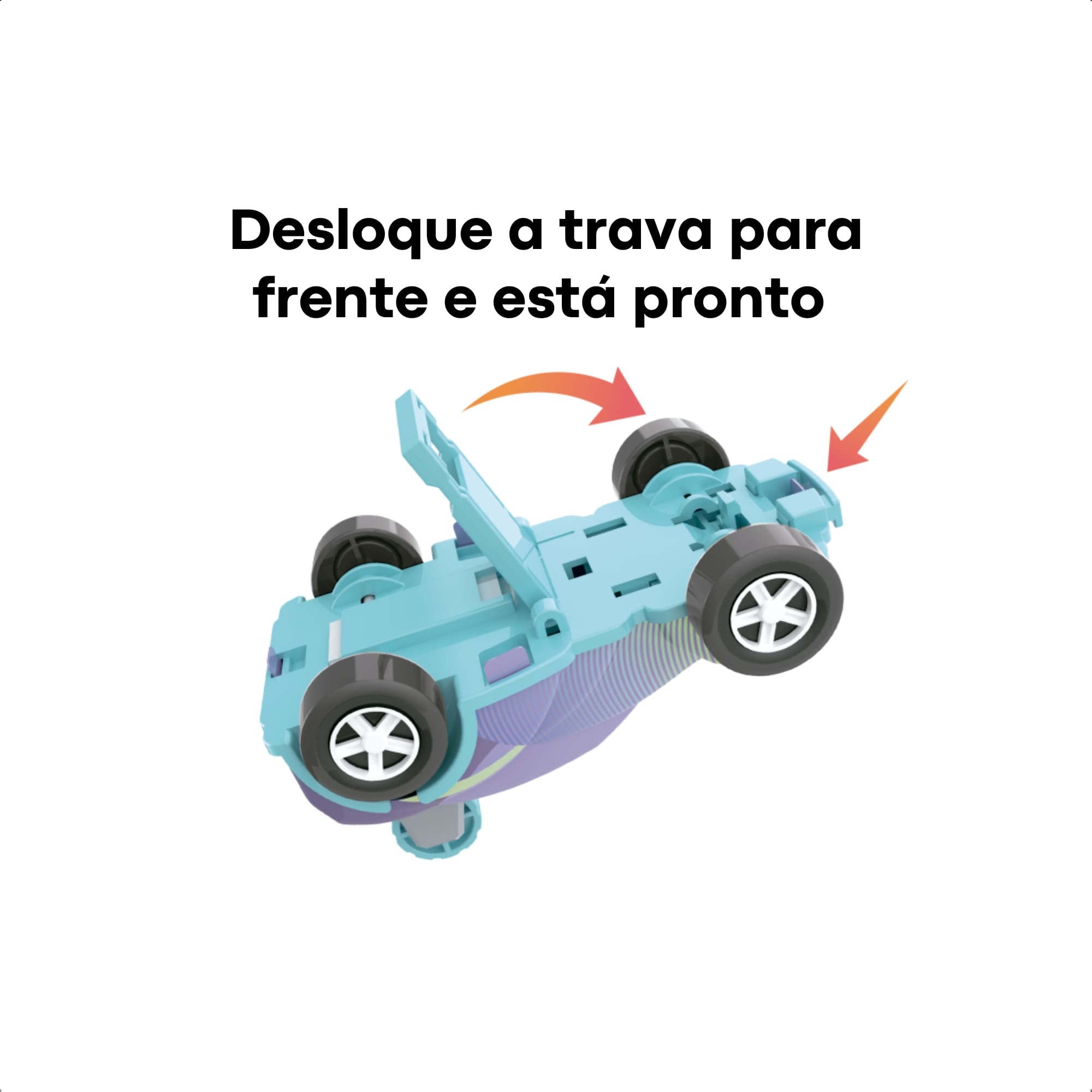 COMP Kit 3 Carrinhos Radicais 360° Movidos a Fricção Sortidos Fenix Brinquedos