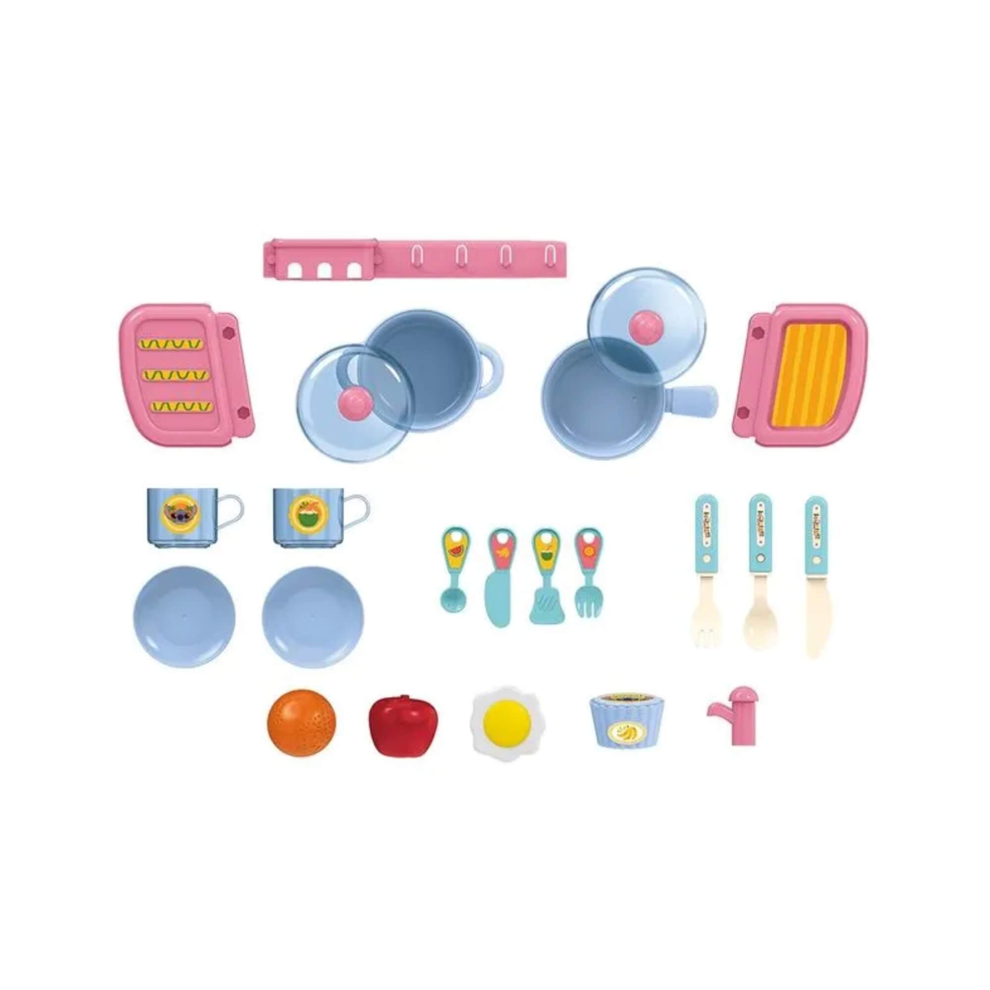 Brinquedo Infantil Maleta Stitch de Café da Manhã Multikids - BR2495