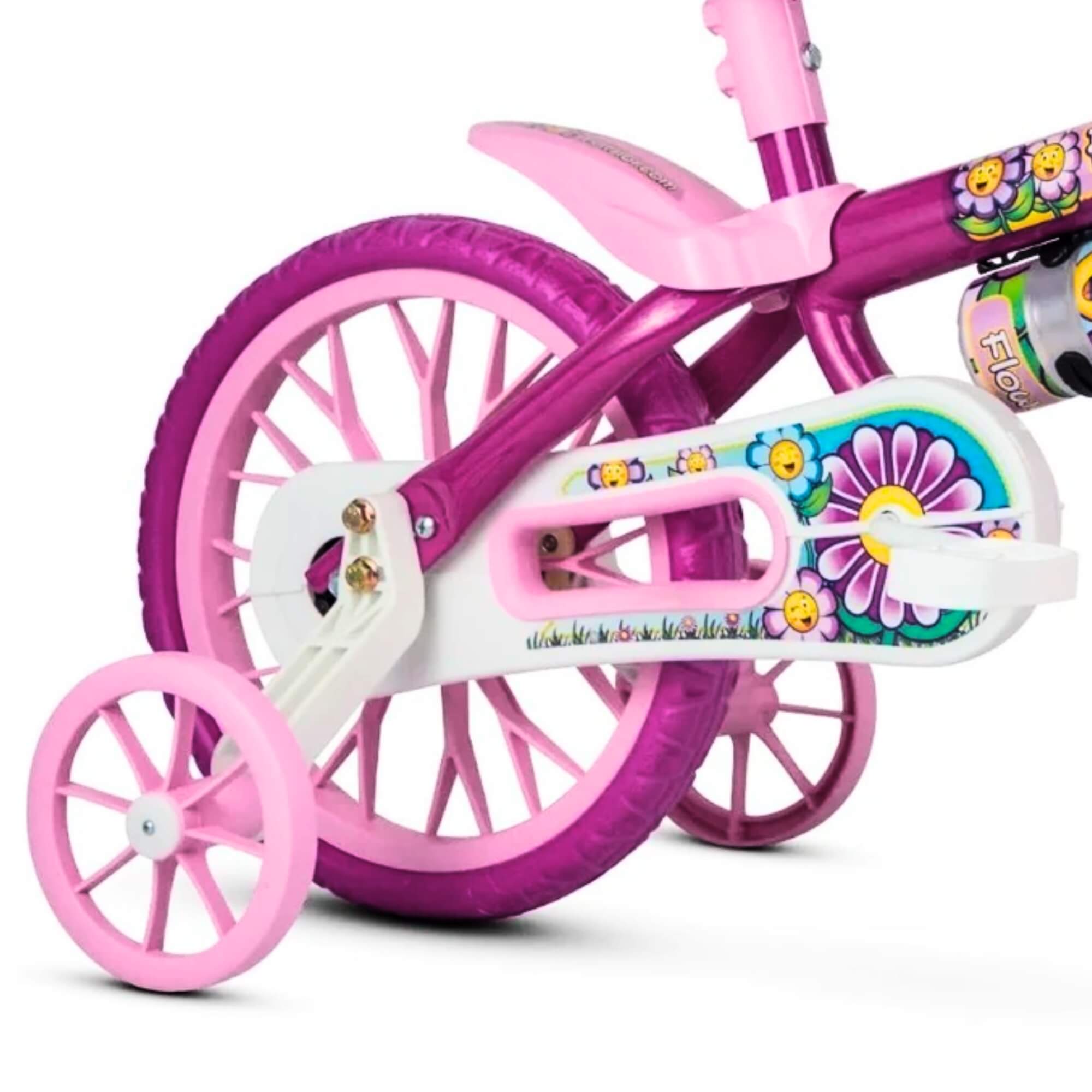 Bicicleta Infantil Aro 12" Flower Nathor - 100010160038