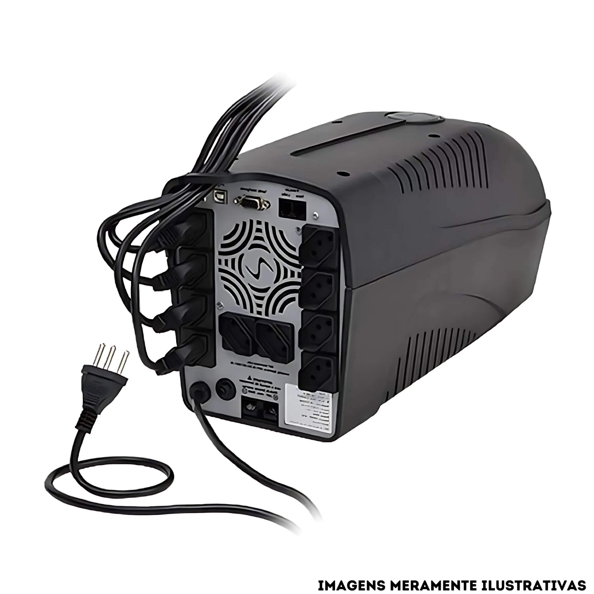 COMP Kit Nobreak Ragtech 1400VA 4035 Senoidal Easy Pro Bivolt + Cabo de Bateria 24v
