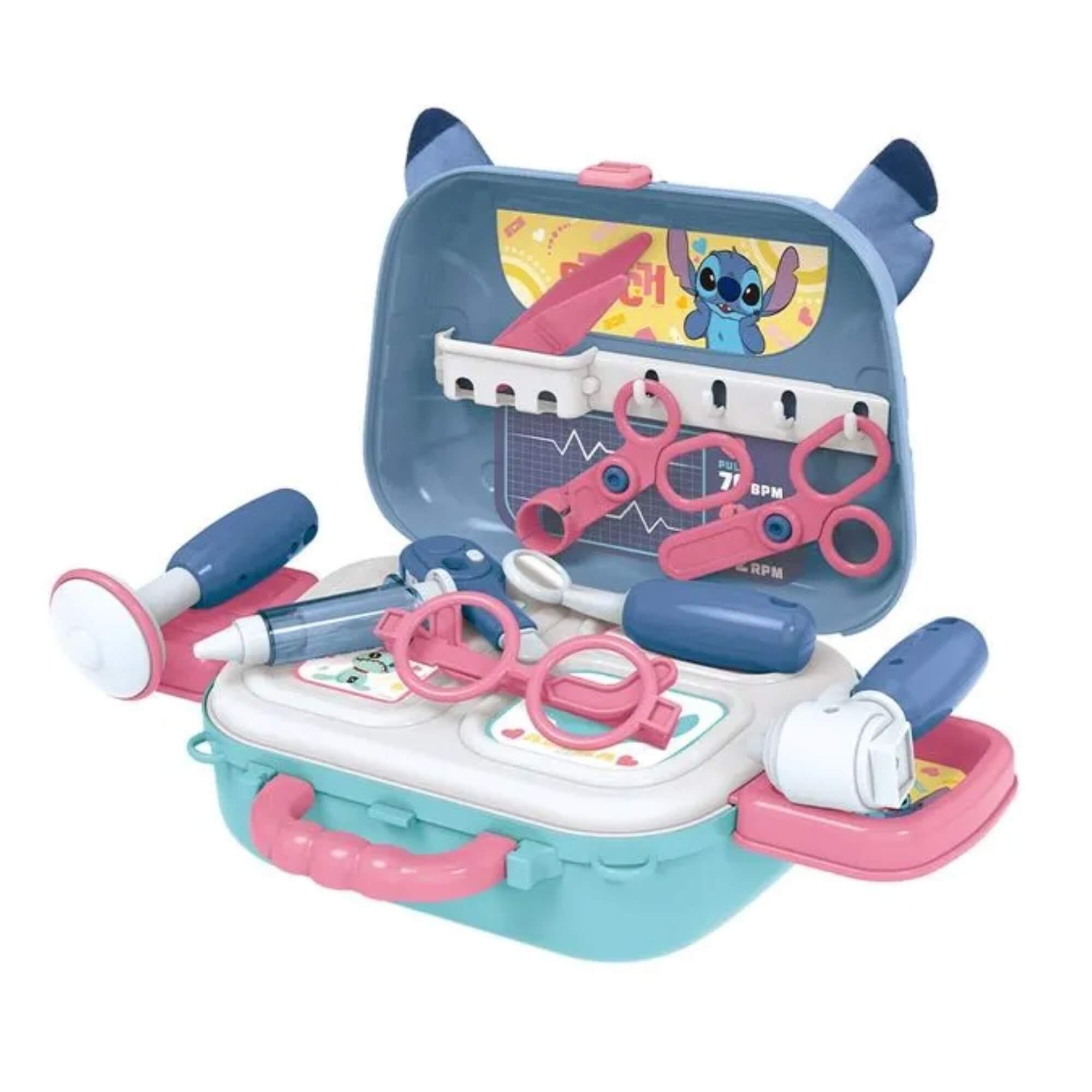 Brinquedo Infantil Maleta Pet Shop do Stitch Multikids - BR2496