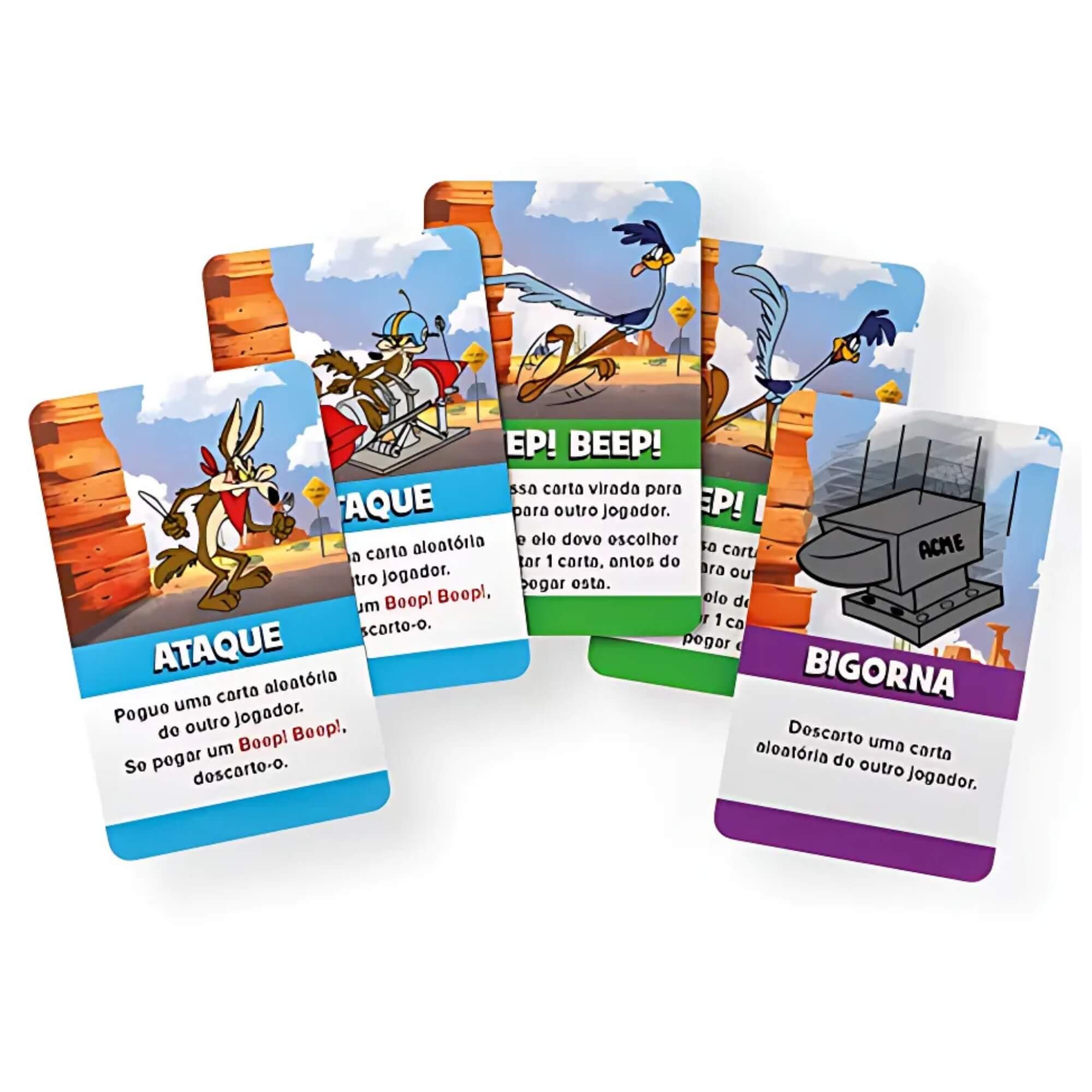 Jogo de Cartas Pocket Fun Looney Tunes - O Dia do Caçador Cooper Fun - 10054