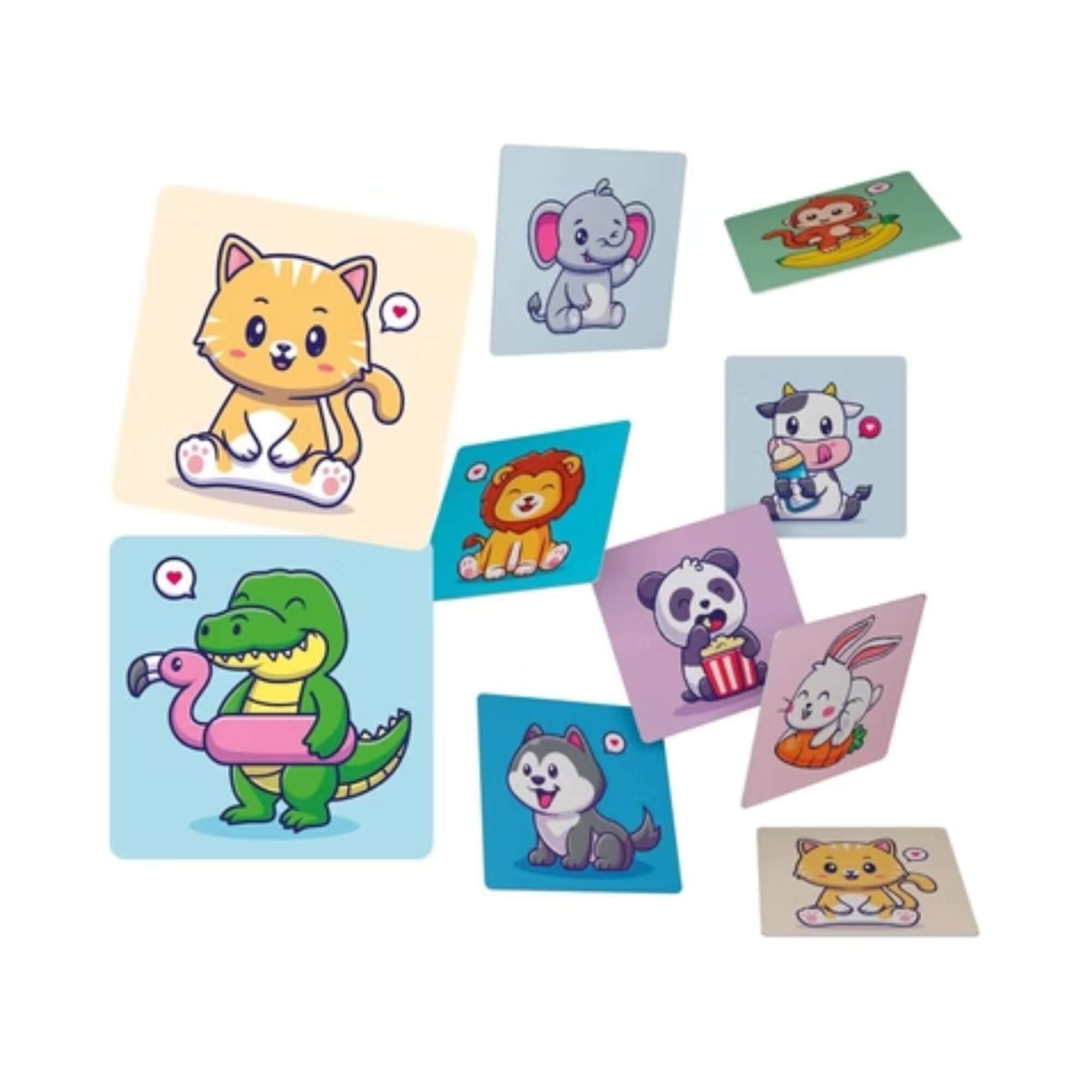 Jogo Pocket Fun Memória Bichinhos Fofinhos c/ 20 cartas Cooper Fun - 10023