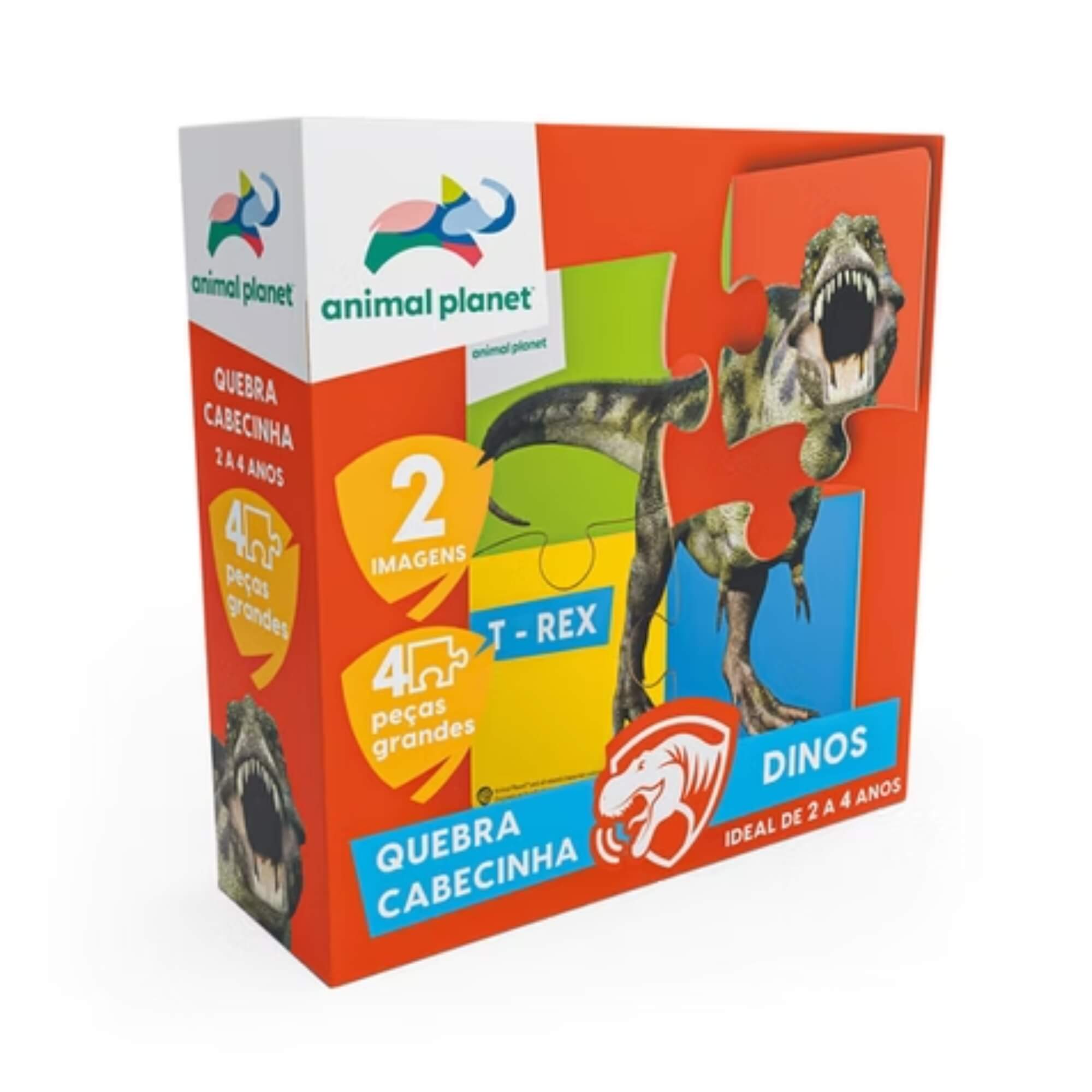 Jogo Infantil Quebra-cabecinha Dinos Animal Planet Cooper Fun - 00071