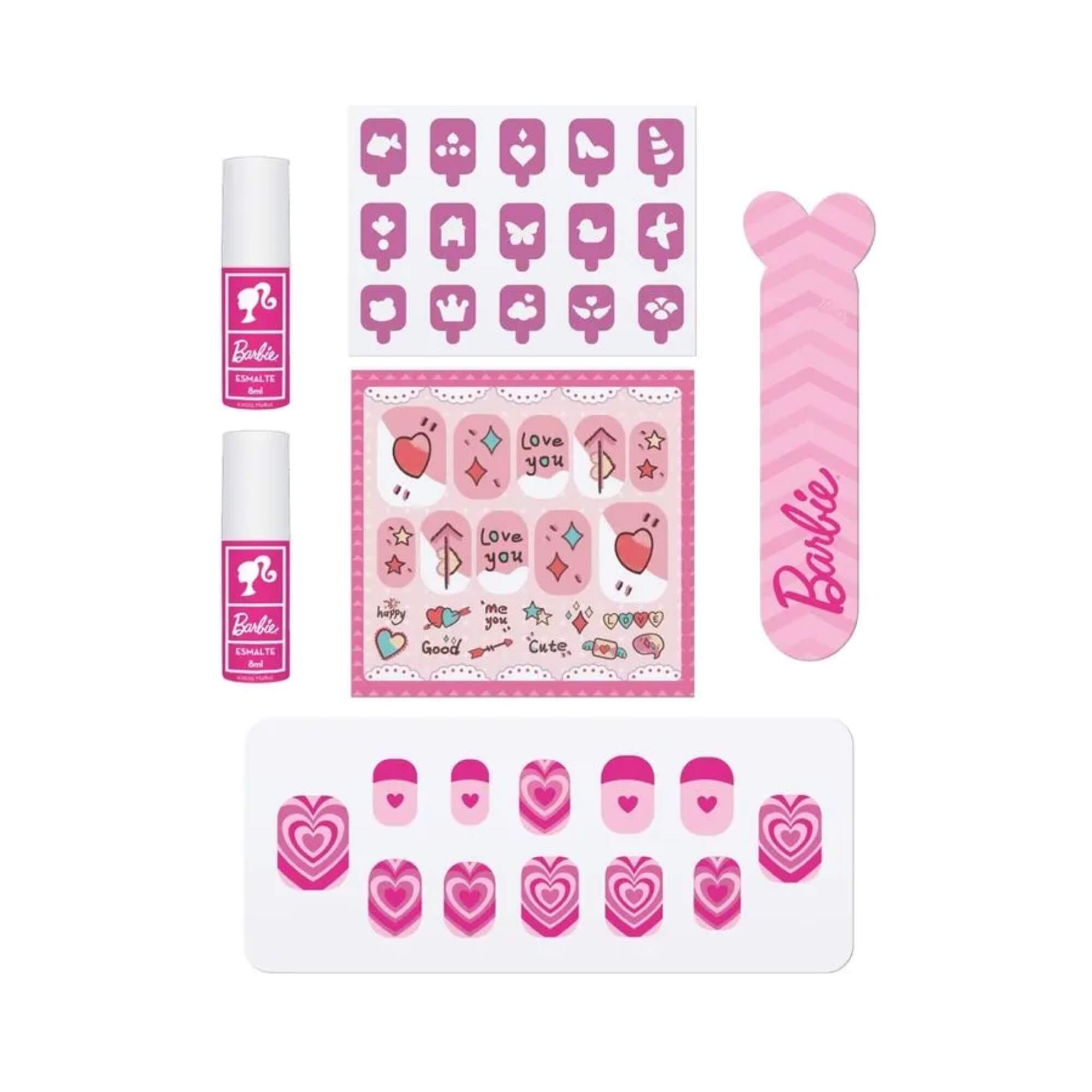 Esmalteria Infantil Duo Barbie Multikids - BR2422