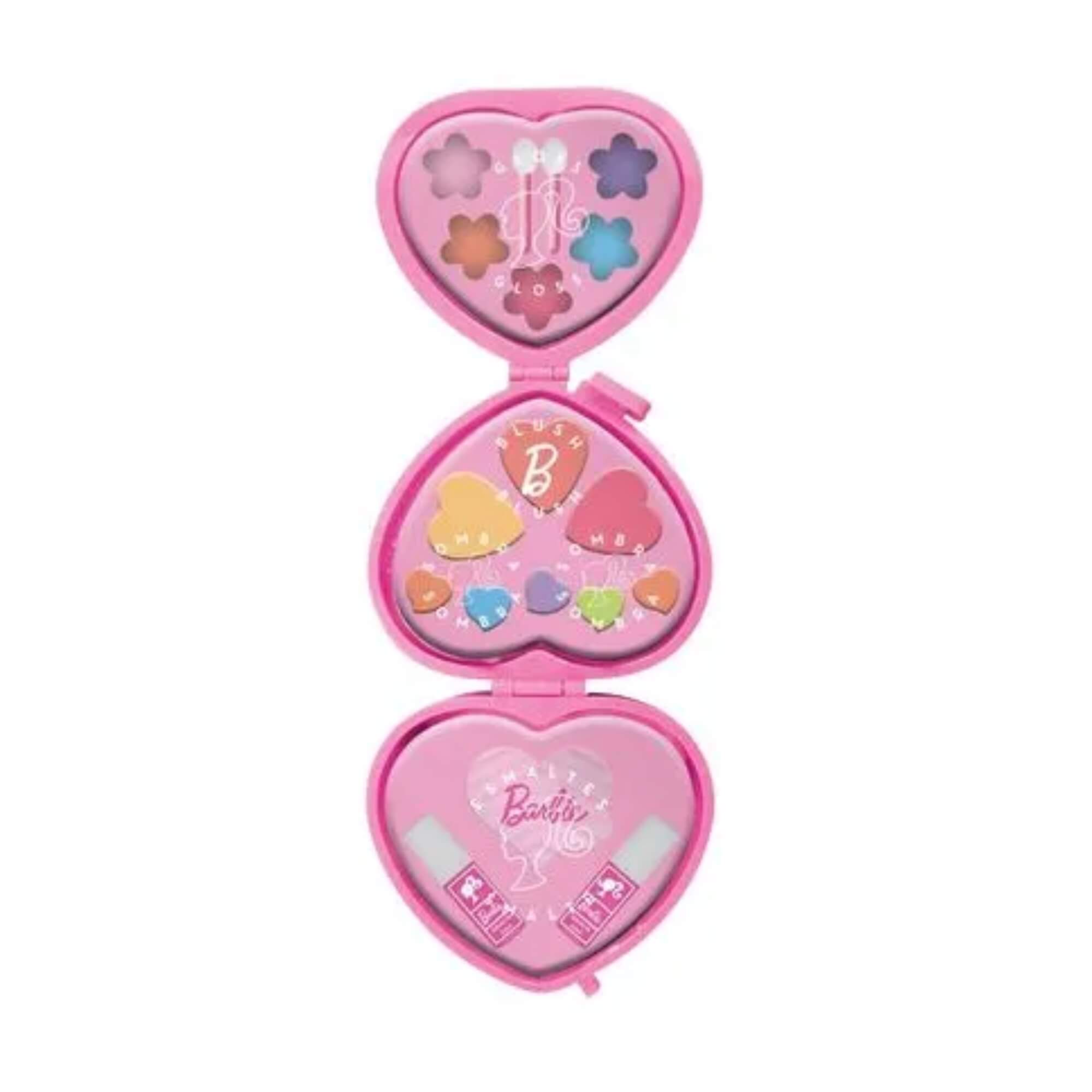 Paleta de Maquiagem Infantil Love Barbie Multikids - BR2426