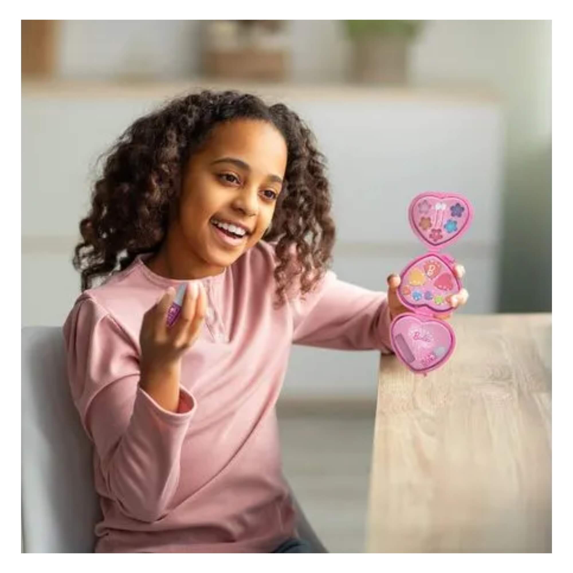 Paleta de Maquiagem Infantil Love Barbie Multikids - BR2426