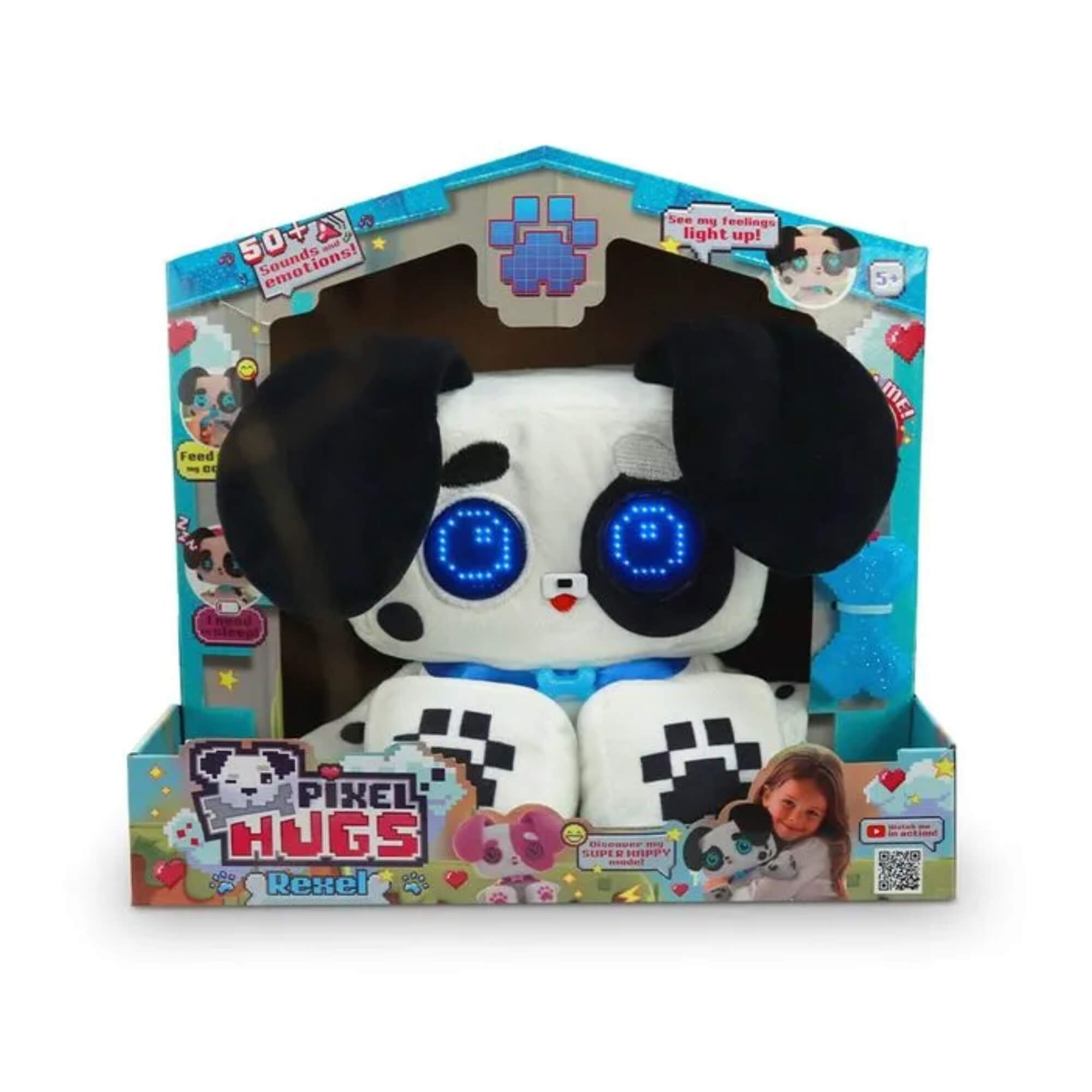 Pelúcia Interativa Pixel Hugs Rexel Multikids - BR2455