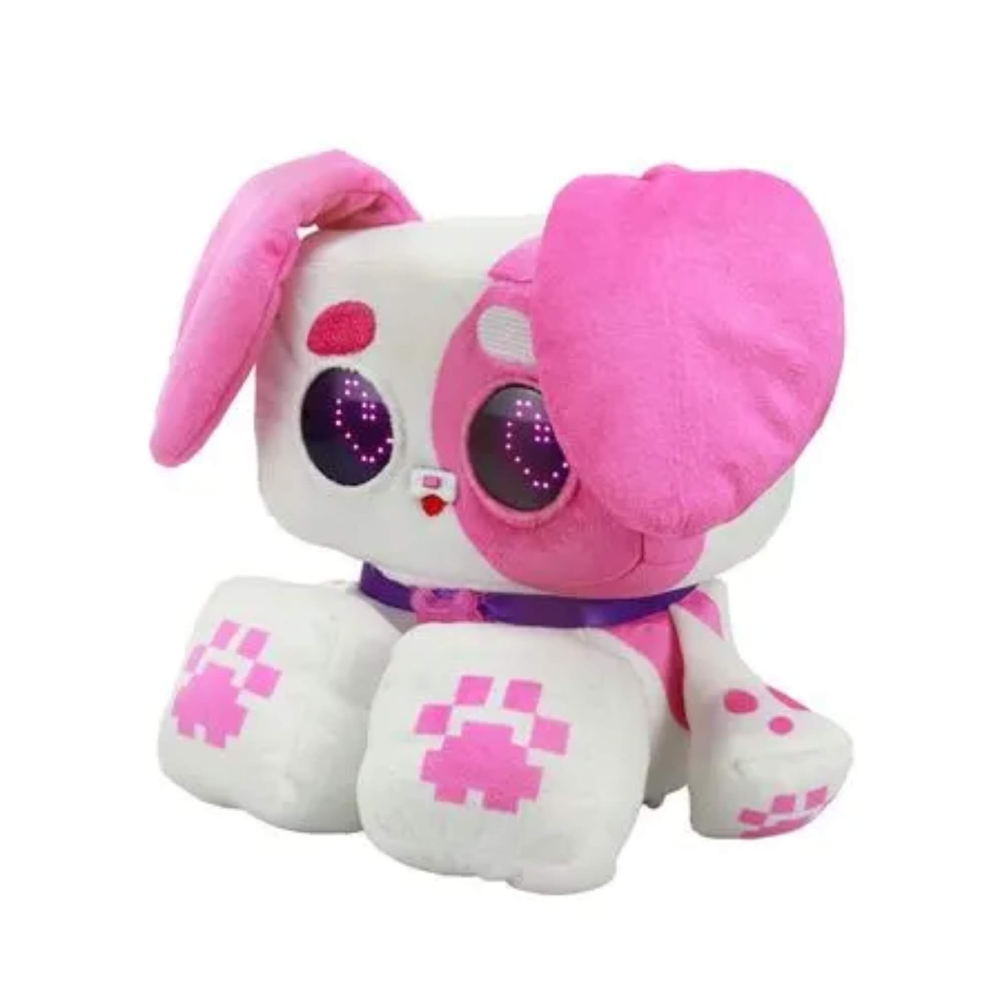 Pelúcia Infantil Interativa Pixel Hugs Pinxel Rosa Multikids - BR2456