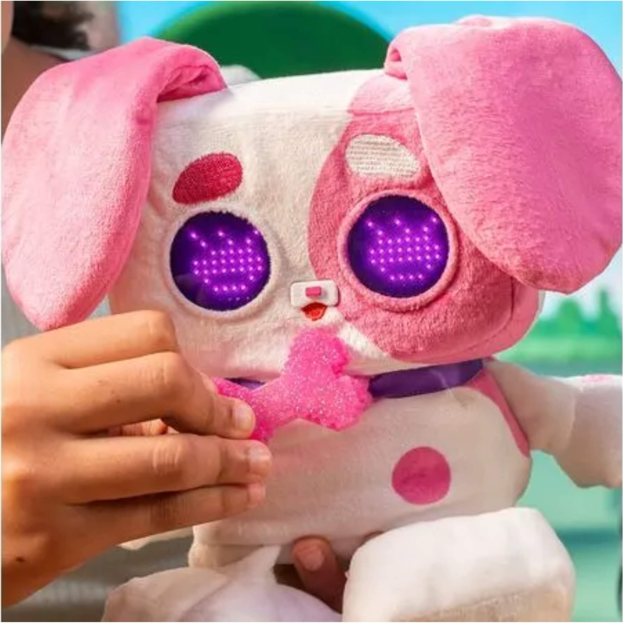 Pelúcia Infantil Interativa Pixel Hugs Pinxel Rosa Multikids - BR2456