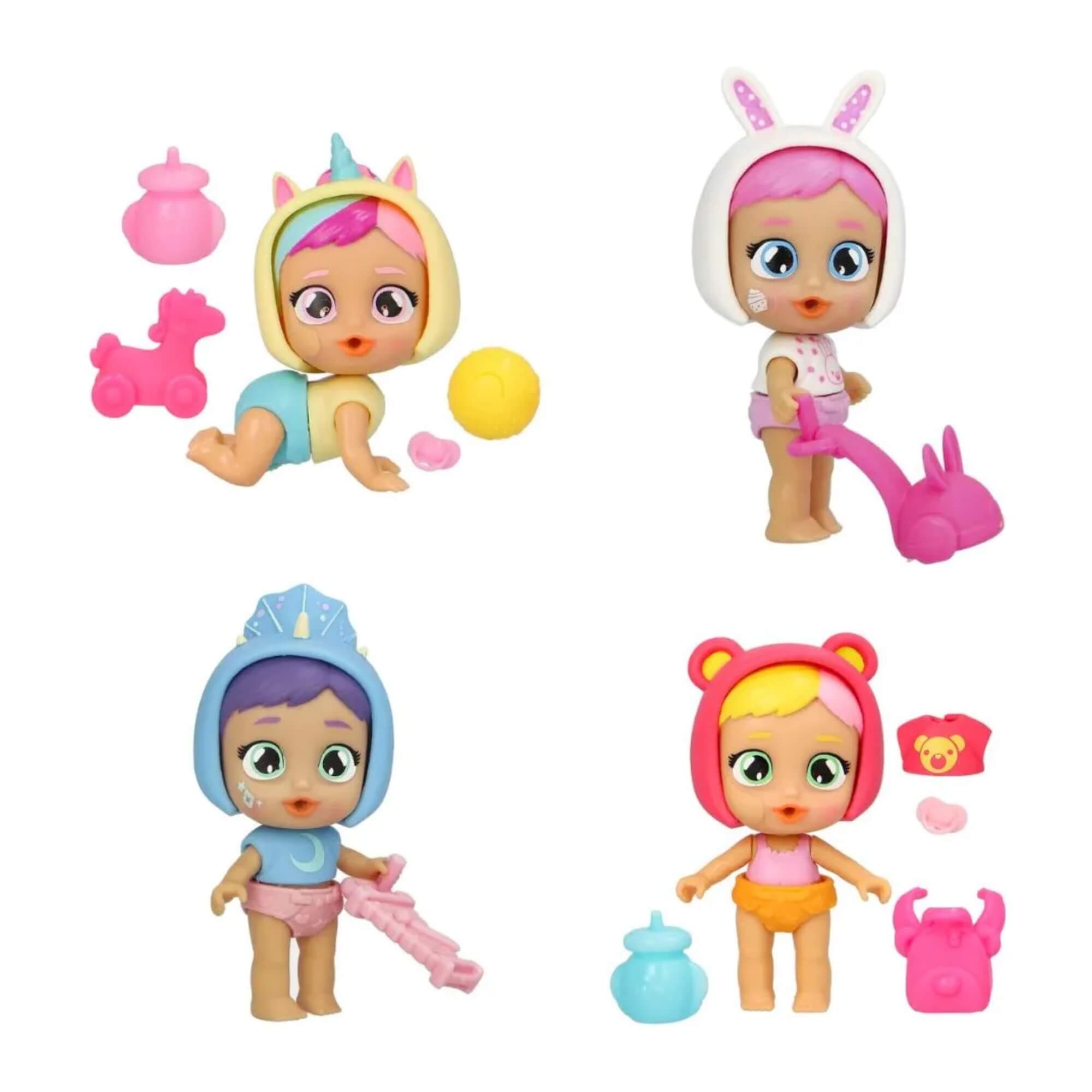 Mini Boneca Cry Babies Playtime Berçário Sortida e Unitária Multikids - BR2462
