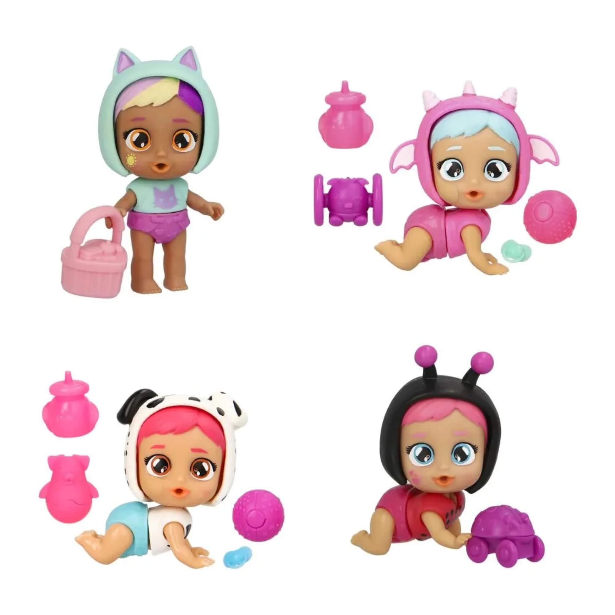 Mini Boneca Cry Babies Playtime Berçário Sortida e Unitária Multikids - BR2462