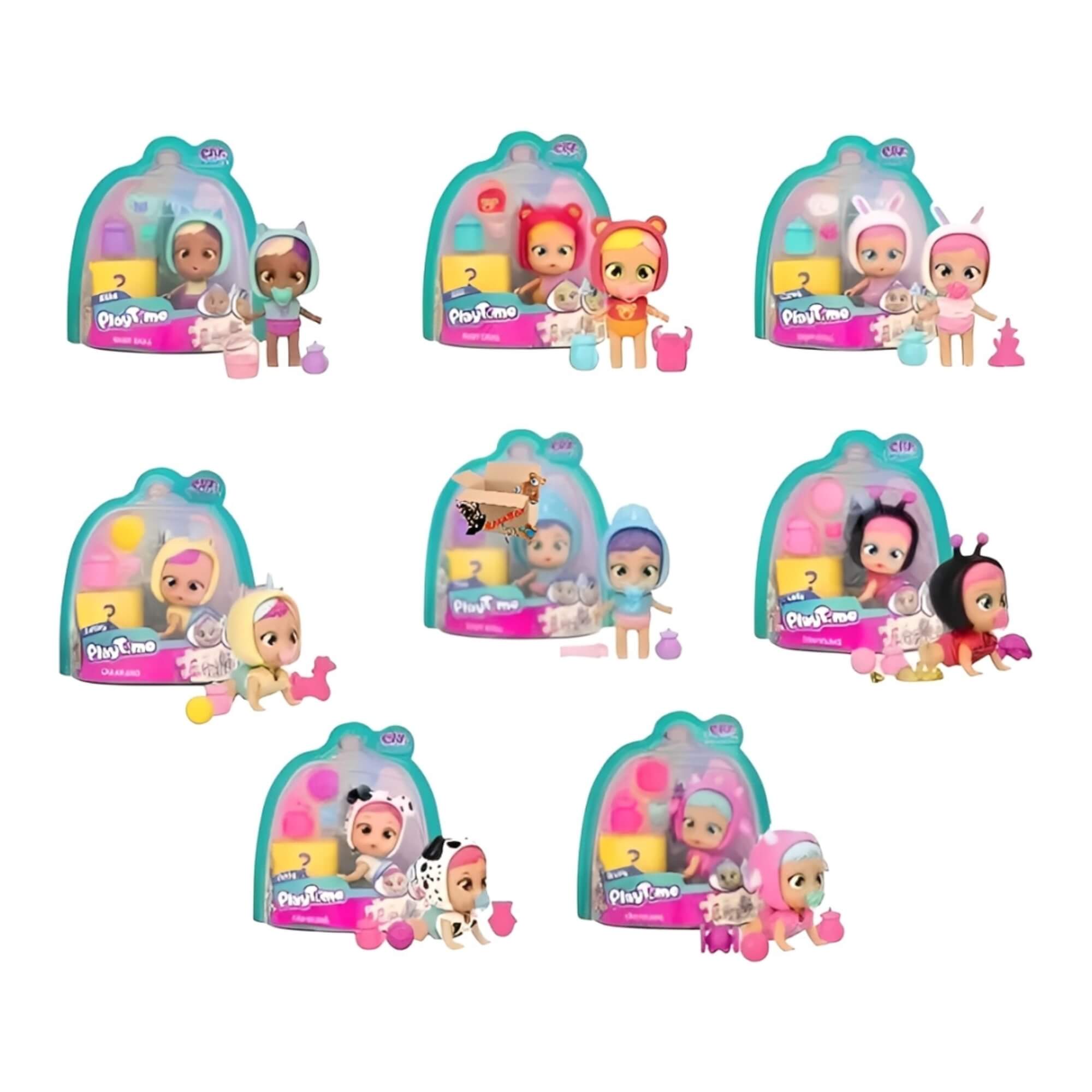 Mini Boneca Cry Babies Playtime Berçário Sortida e Unitária Multikids - BR2462
