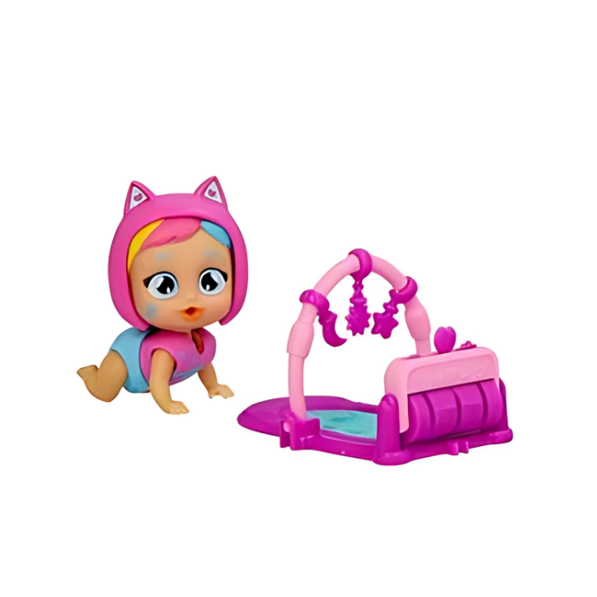 Boneca Infantil Cry Babies Playtime Millie Ginásio de Atividades Multikids - BR2464