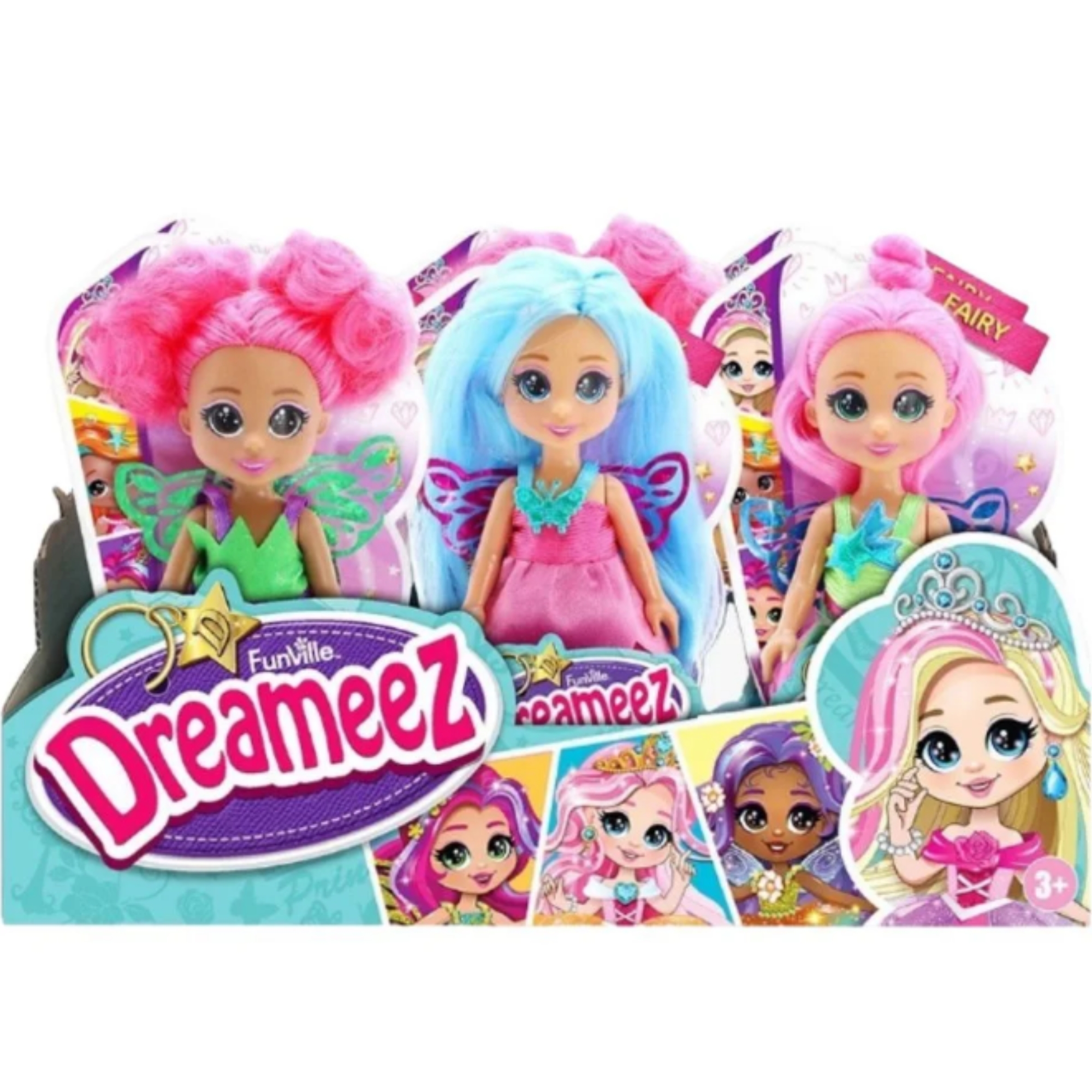 Mini Boneca Fashion Doll Fada Dreameez 1 unidade Sortida e Unitária 12CM Multikids - BR2486