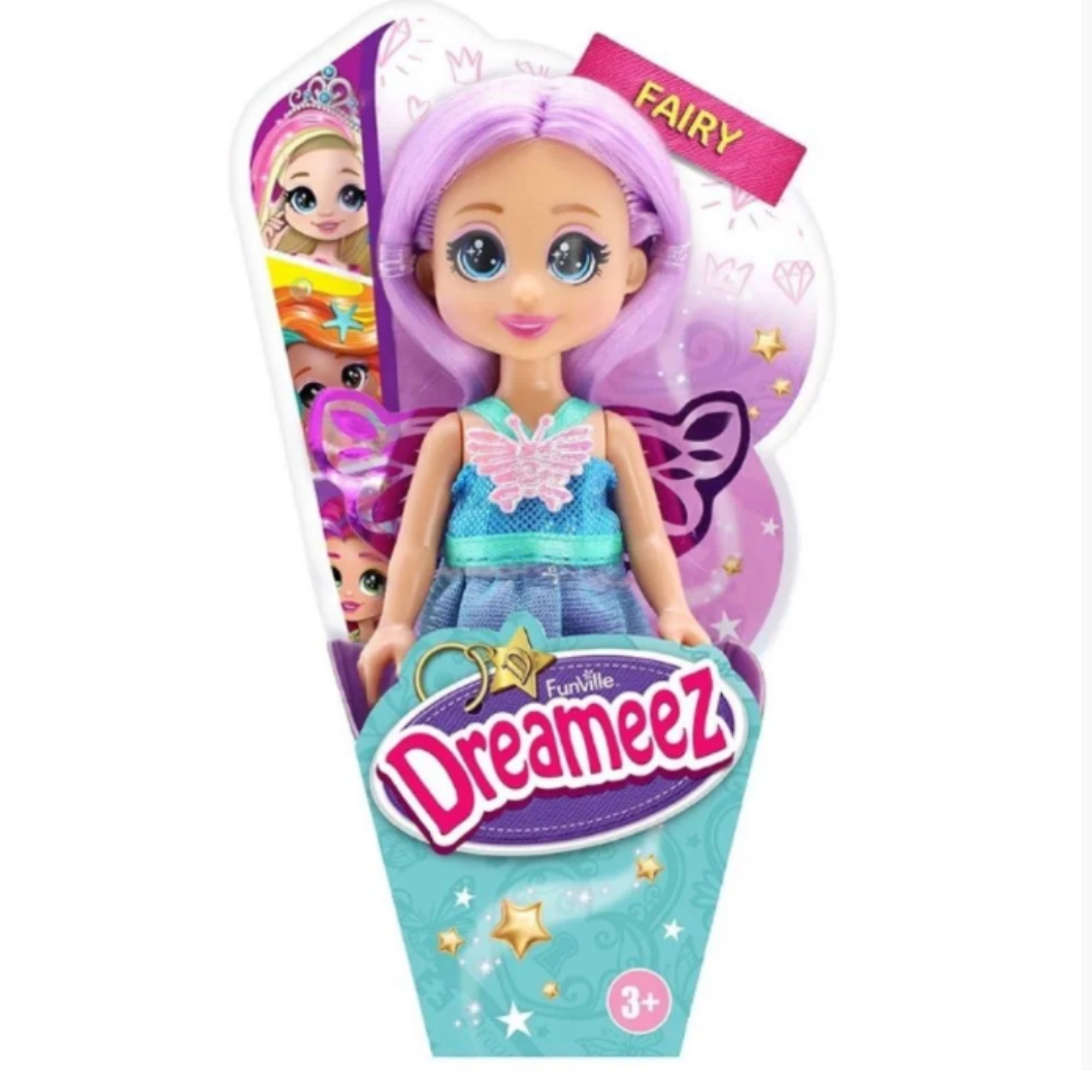 Mini Boneca Fashion Doll Fada Dreameez 1 unidade Sortida e Unitária 12CM Multikids - BR2486