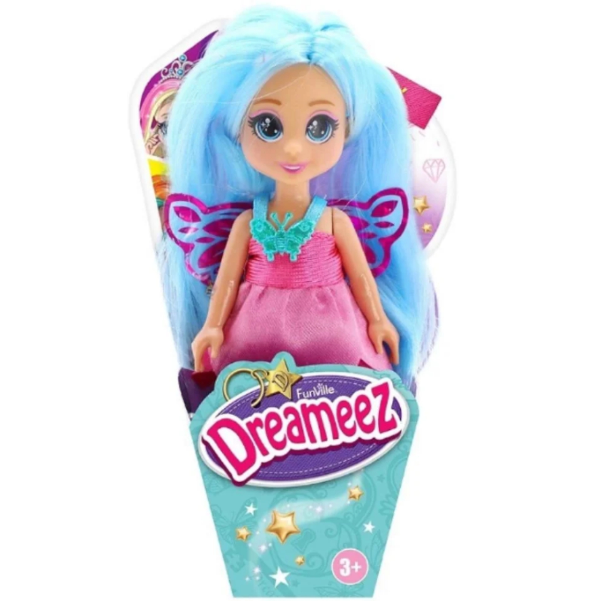 Mini Boneca Fashion Doll Fada Dreameez 1 unidade Sortida e Unitária 12CM Multikids - BR2486