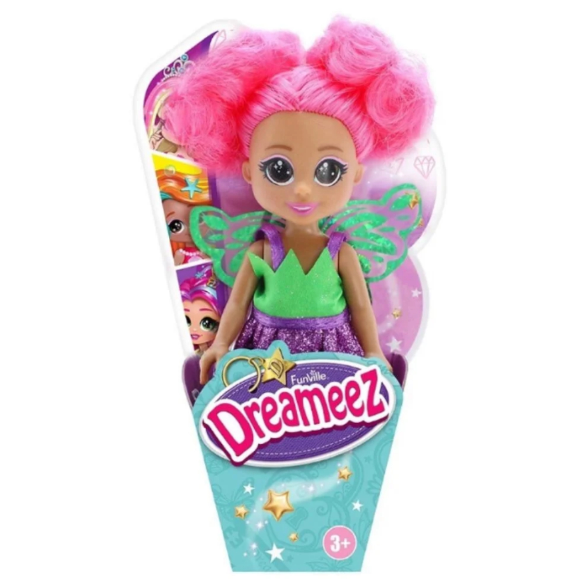 Mini Boneca Fashion Doll Fada Dreameez 1 unidade Sortida e Unitária 12CM Multikids - BR2486