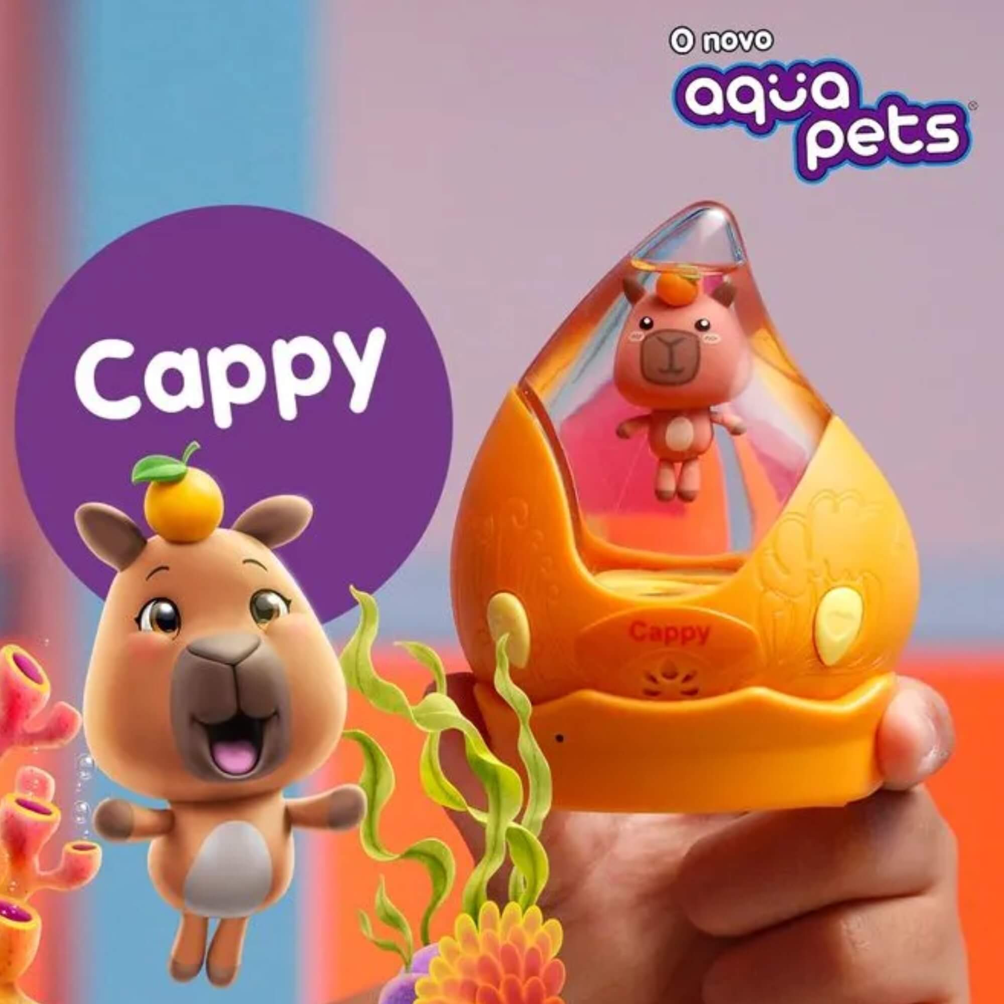 Brinquedo Infantil Aquapets Pet Interativo Sortido e Unitário Multikids - BR2501