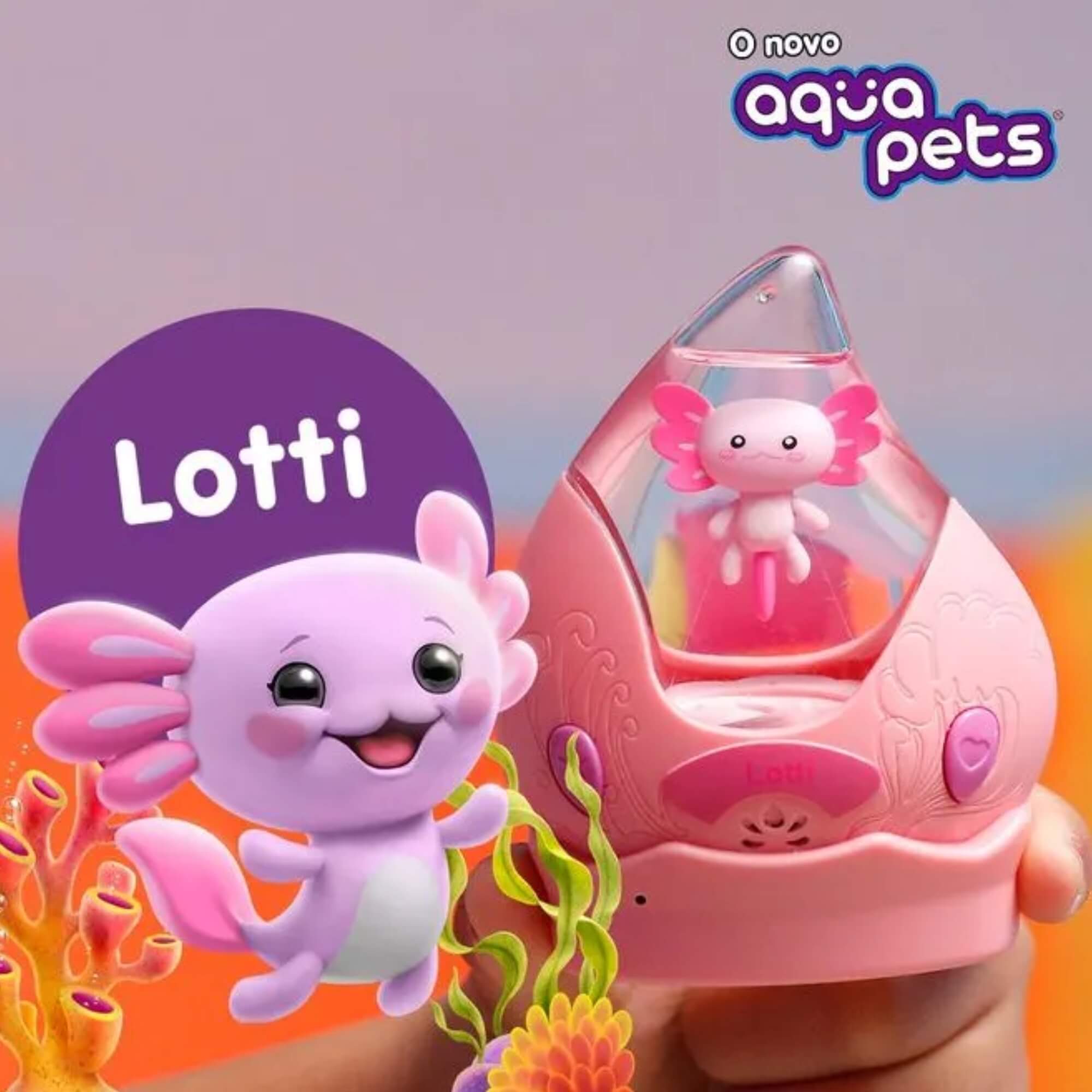 Brinquedo Infantil Aquapets Pet Interativo Sortido e Unitário Multikids - BR2501